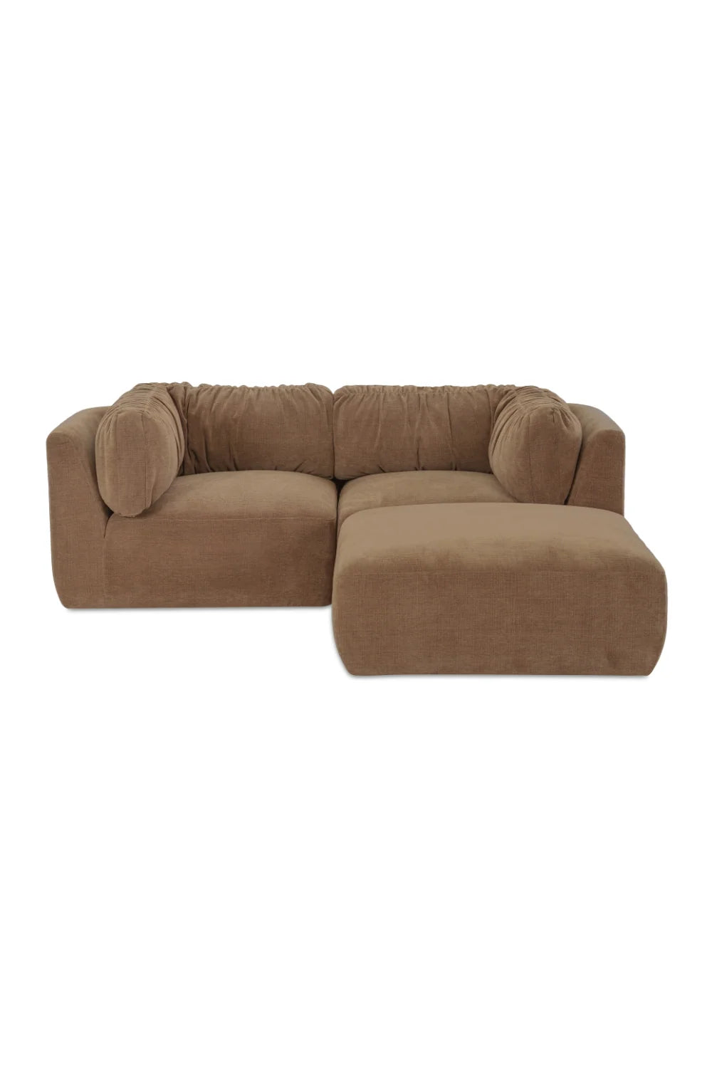 Luxury Matina Chenille Sectional Sofa Modern Italian Style for Villa