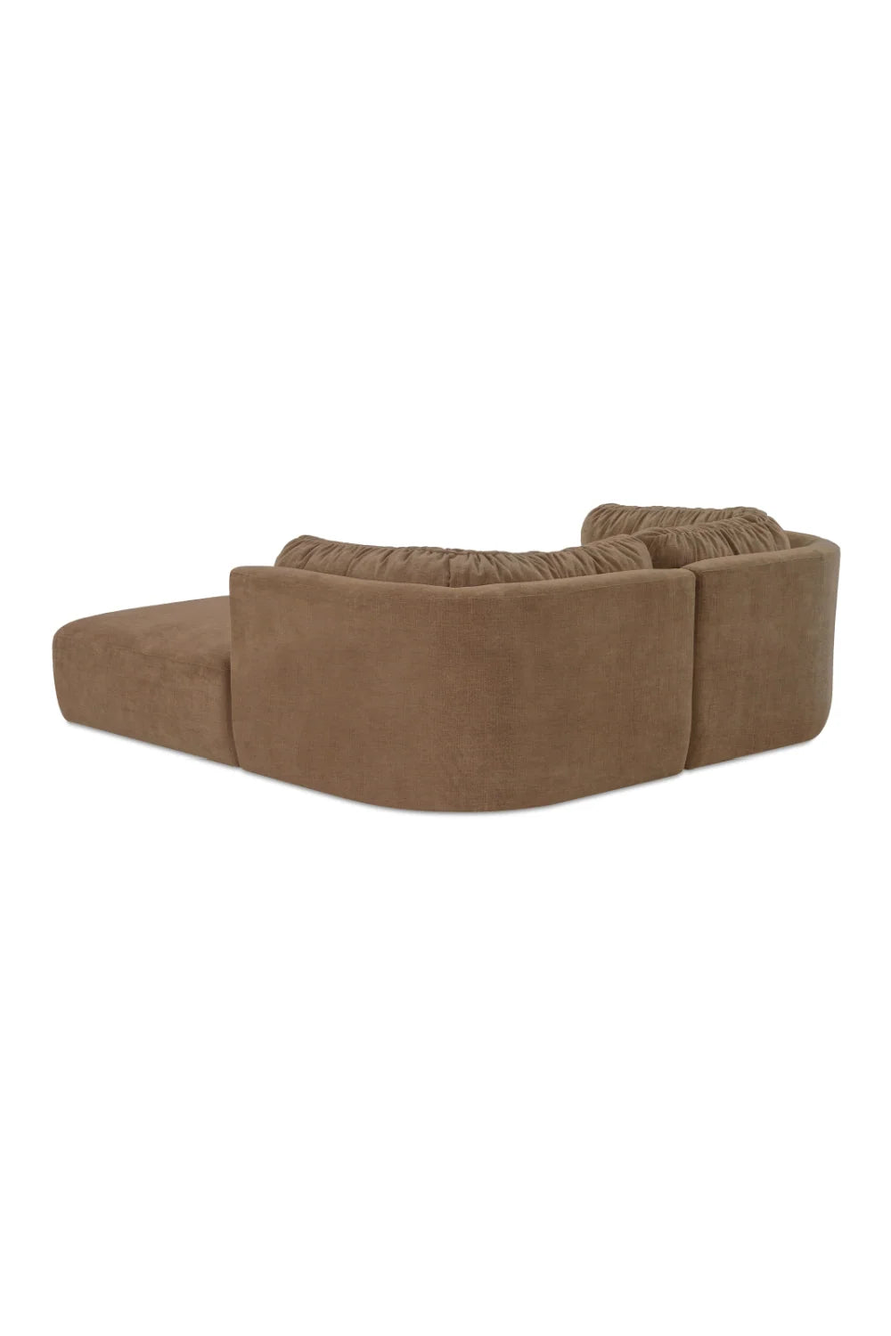 Luxury Matina Chenille Sectional Sofa Modern Italian Style for Villa