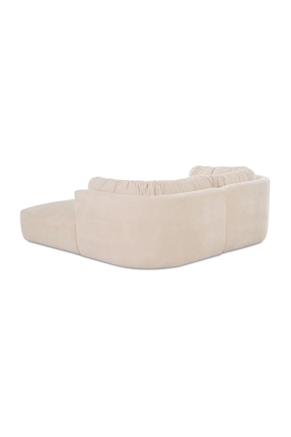 Luxury Matina Chenille Sectional Sofa Modern Italian Style for Villa