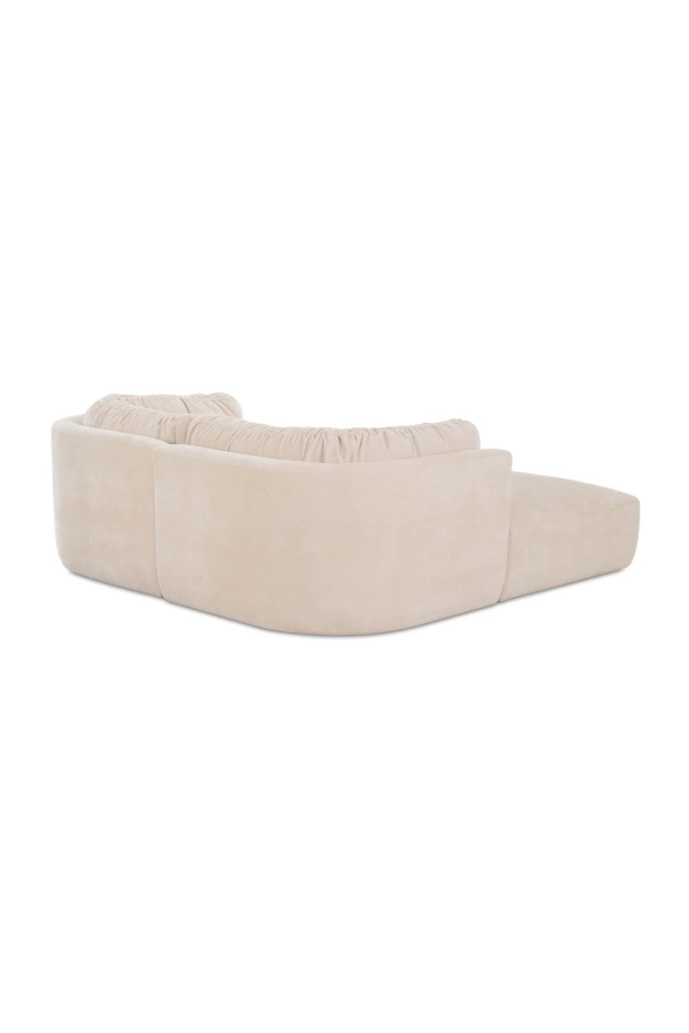 Luxury Matina Chenille Sectional Sofa Modern Italian Style for Villa