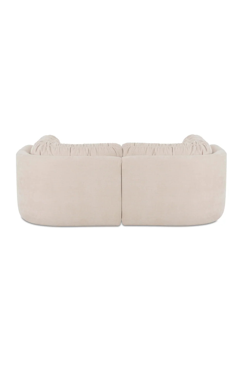Luxury Matina Chenille Sectional Sofa Modern Italian Style for Villa