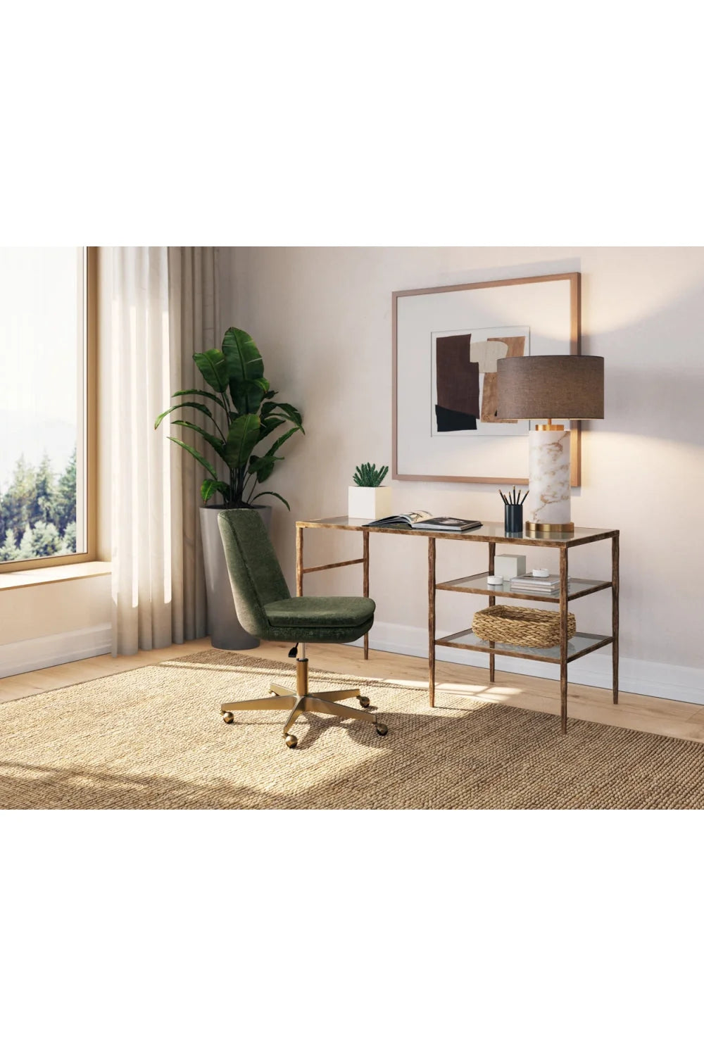 Luxury Matte Base Office Chair Modern Italian Style for Villa
