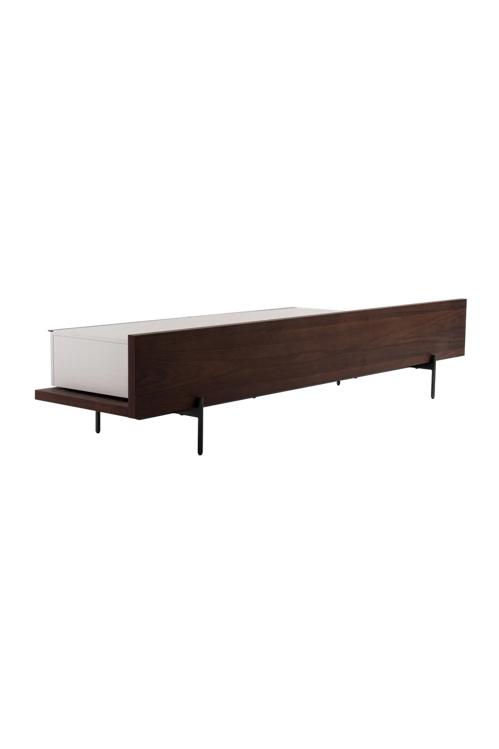 Luxury Matte Beige TV Cabinet Modern Italian Style for Villa