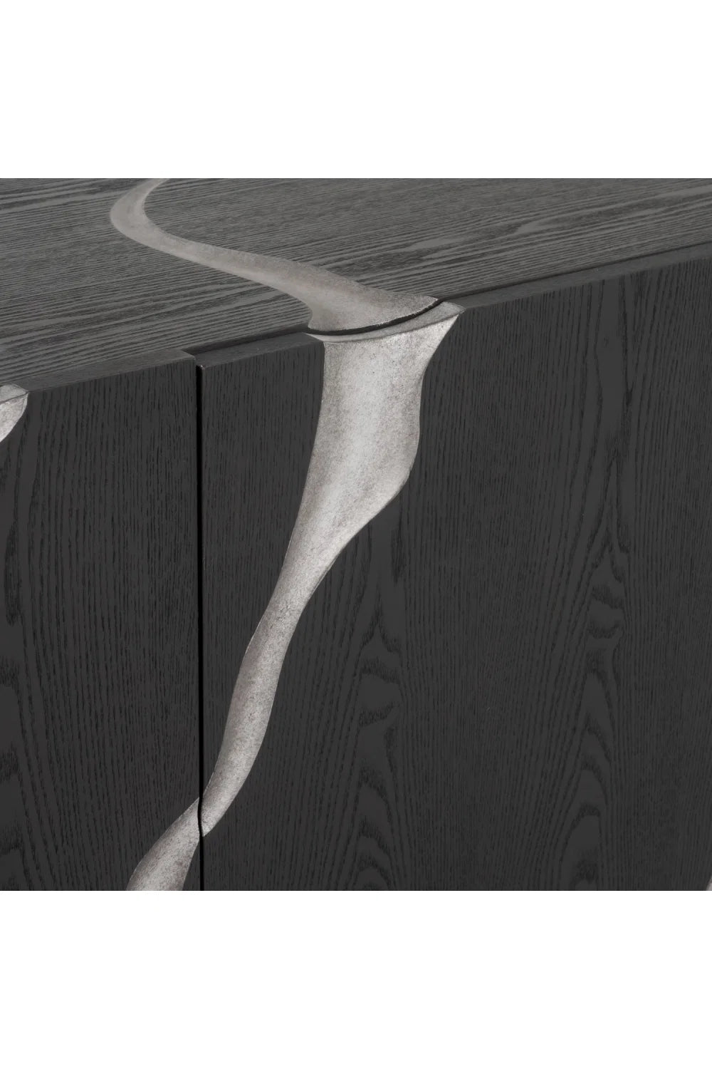 Luxury Matte Brown TV Stand Modern Italian Style for Villa