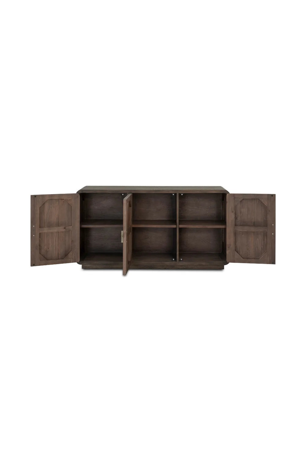 Luxury Matte Pine 3-Door Sideboard European Style for Villa