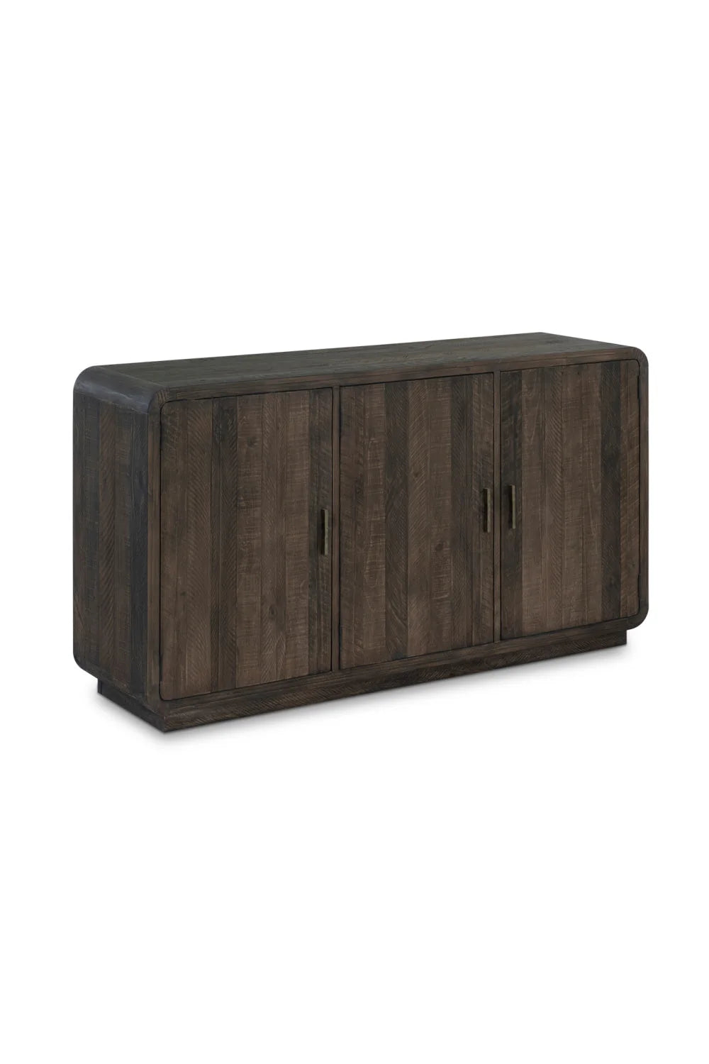 Luxury Matte Pine 3-Door Sideboard European Style for Villa
