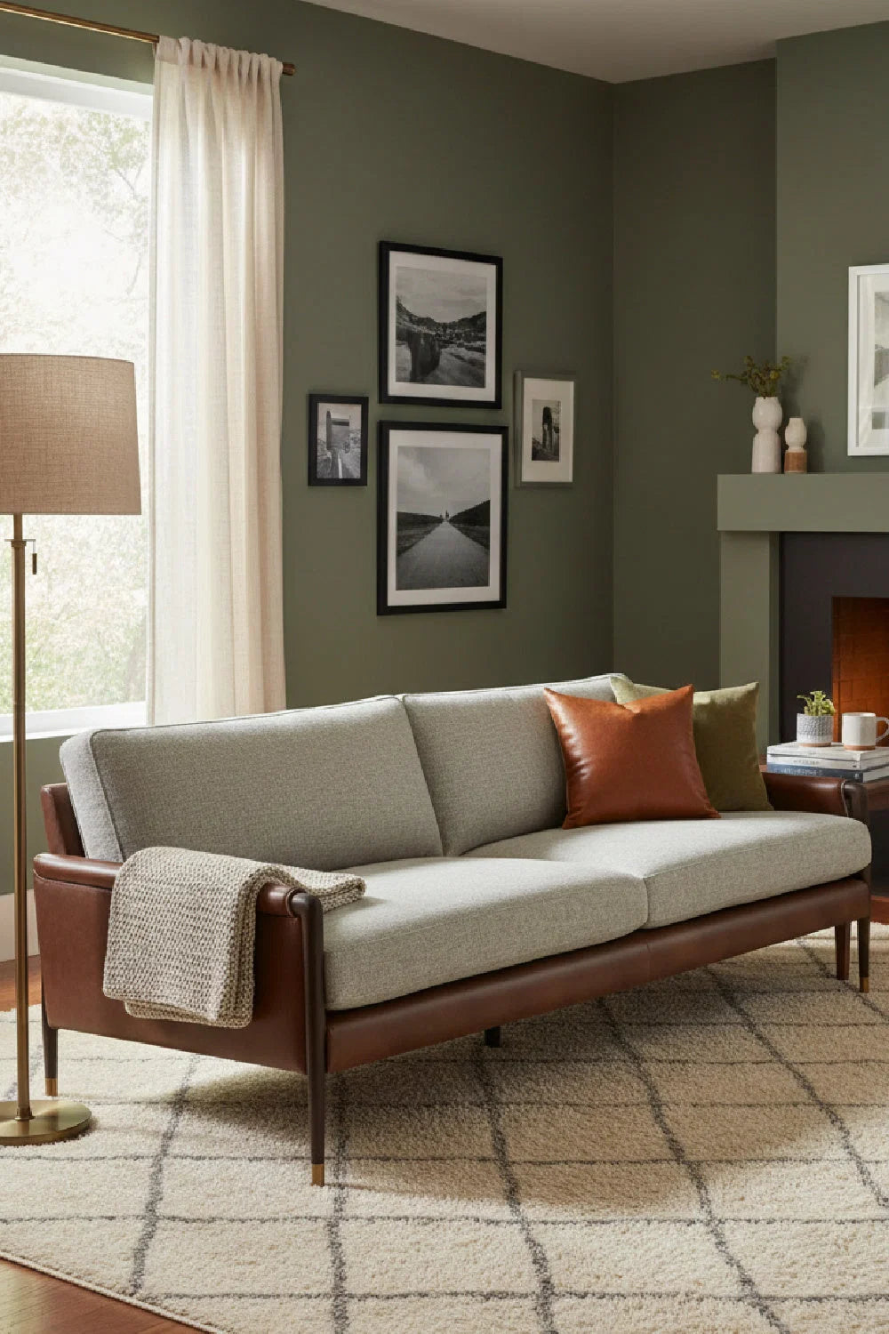 Luxury Mauti Fabric Sofa Modern Italian Style for Villa
