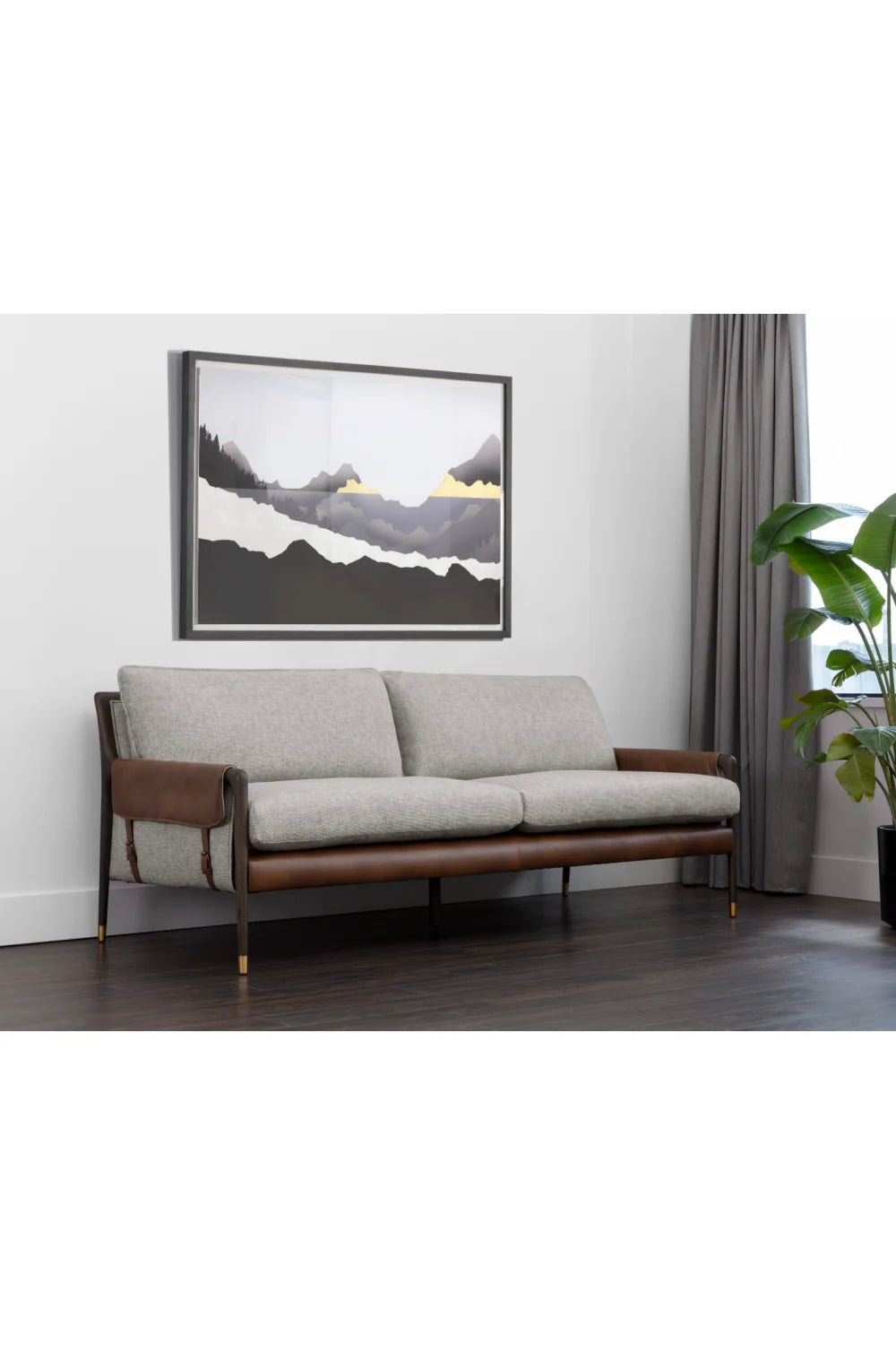 Luxury Mauti Fabric Sofa Modern Italian Style for Villa