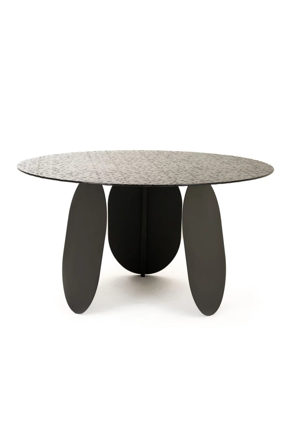 Luxury Maxine Gray Glass Round Dining Table Modern Italian Style for Villa