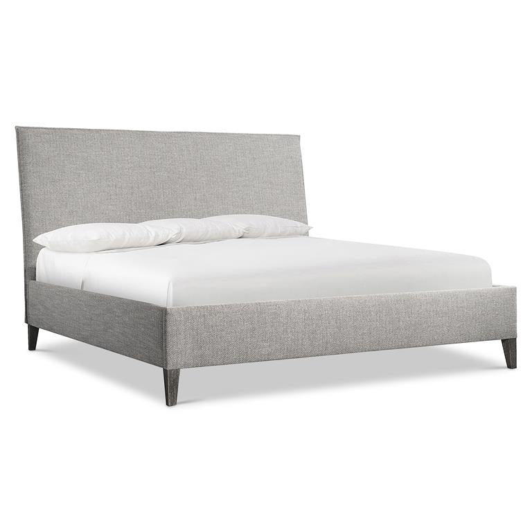 Luxury Menton Fabric Panel Bed Modern Italian Style for Villa