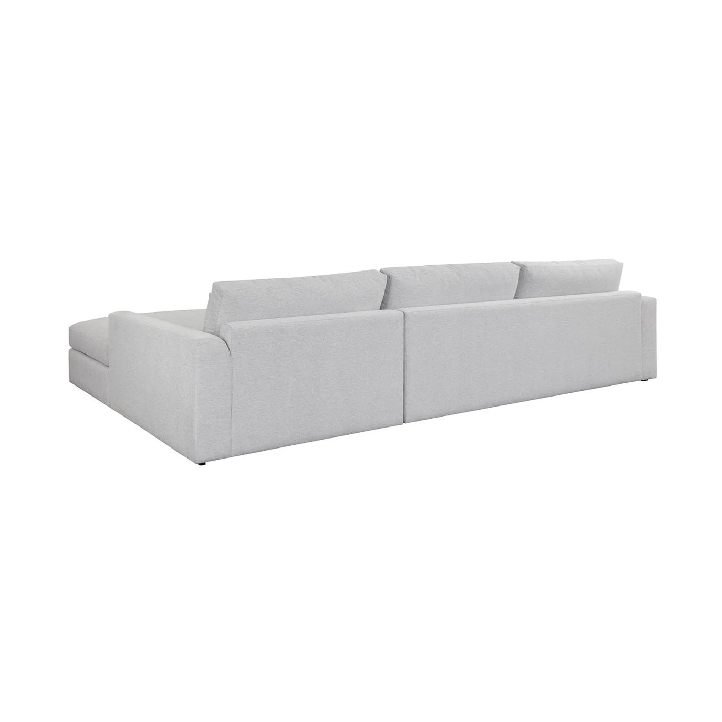 Luxury Merrick Fabric Left Sofa Chaise Modern Italian Style for Villa