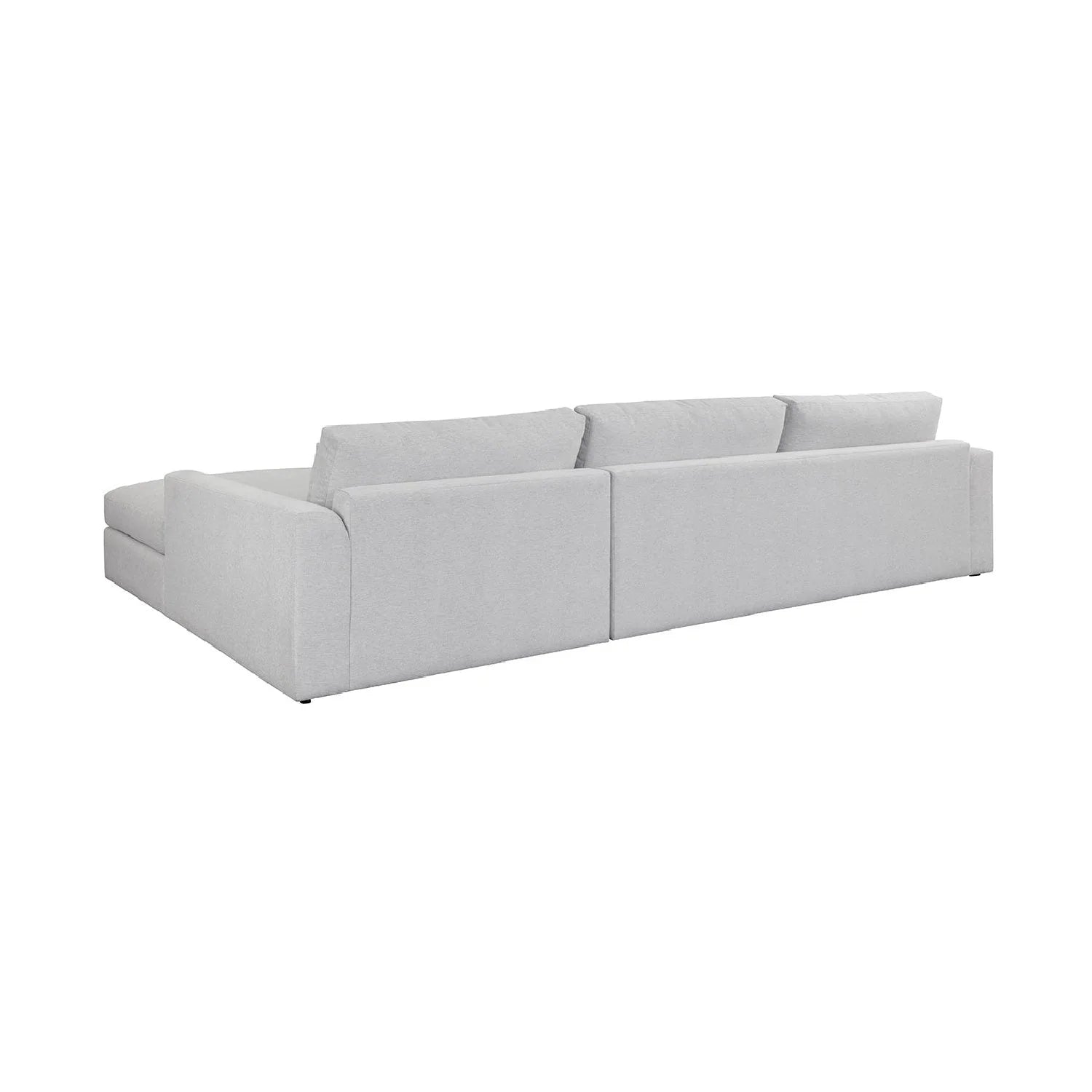Luxury Merrick Fabric Left Sofa Chaise Modern Italian Style for Villa