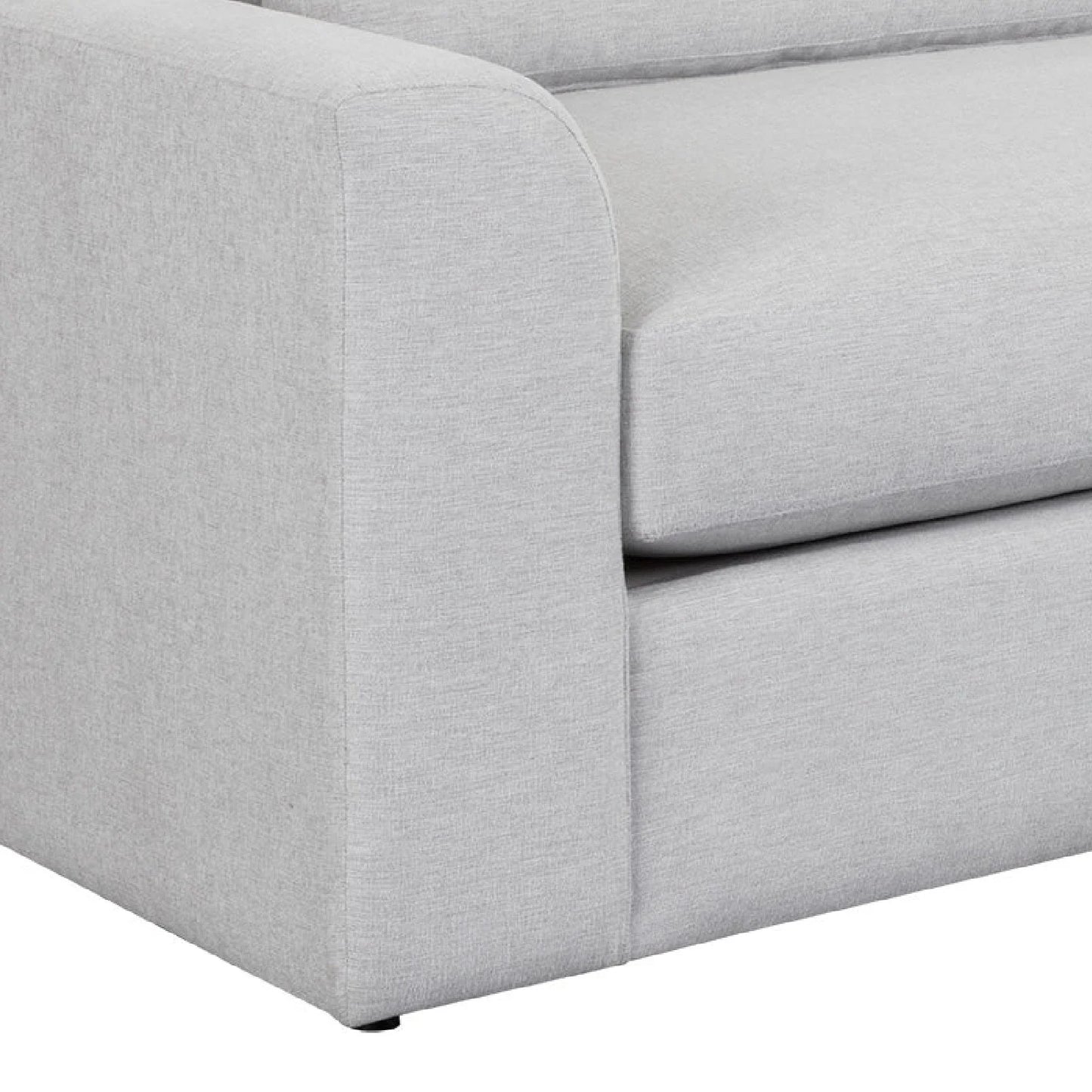 Luxury Merrick Fabric Left Sofa Chaise Modern Italian Style for Villa