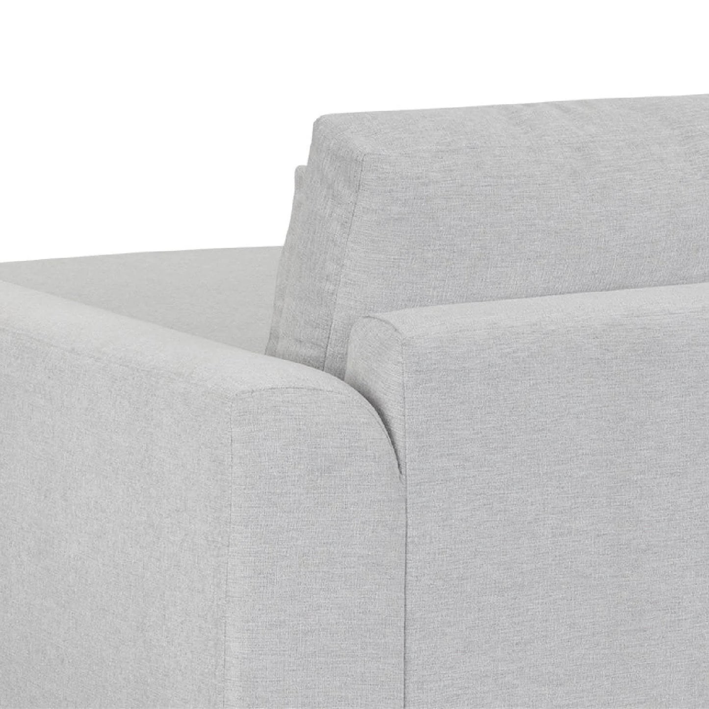 Luxury Merrick Fabric Left Sofa Chaise Modern Italian Style for Villa