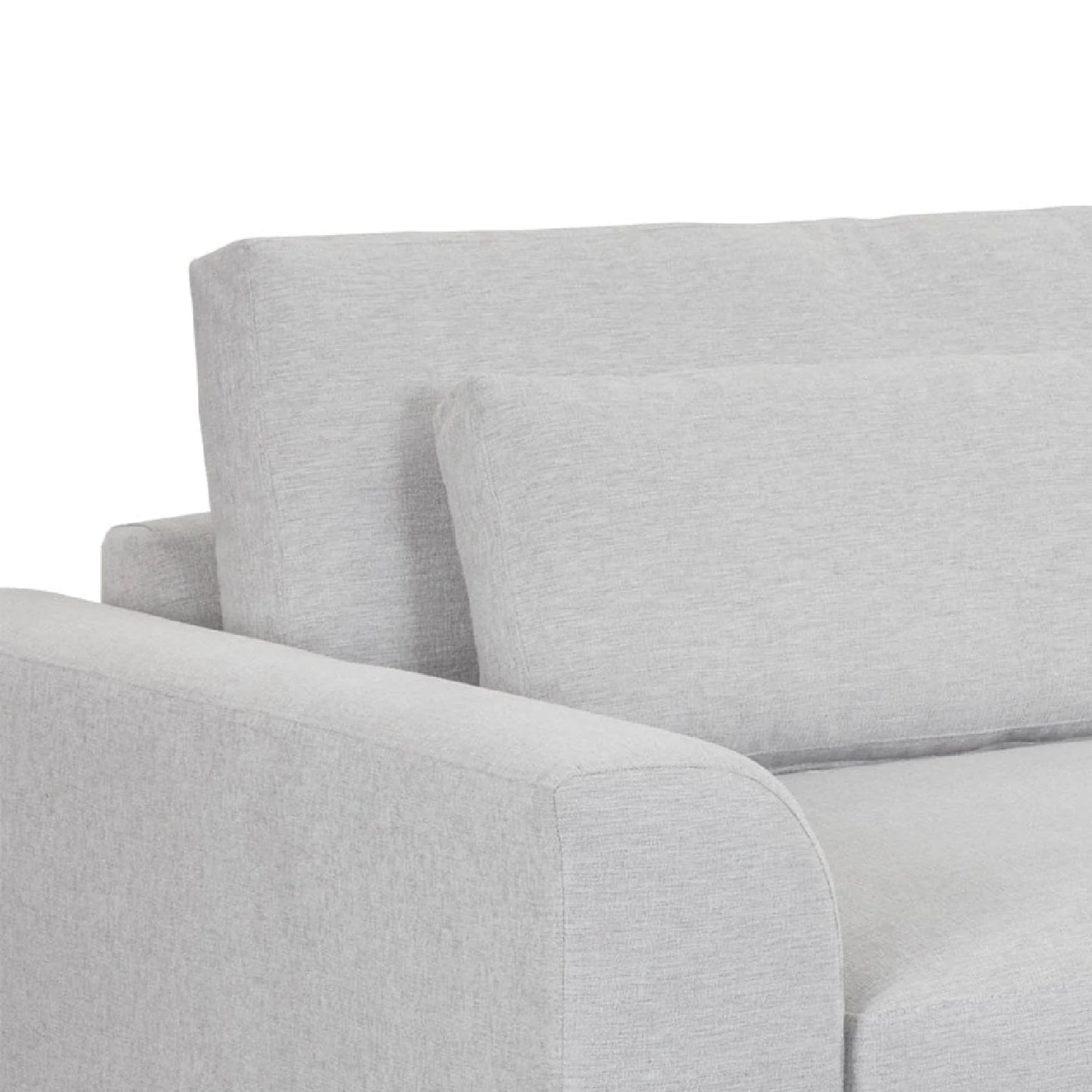 Luxury Merrick Fabric Left Sofa Chaise Modern Italian Style for Villa