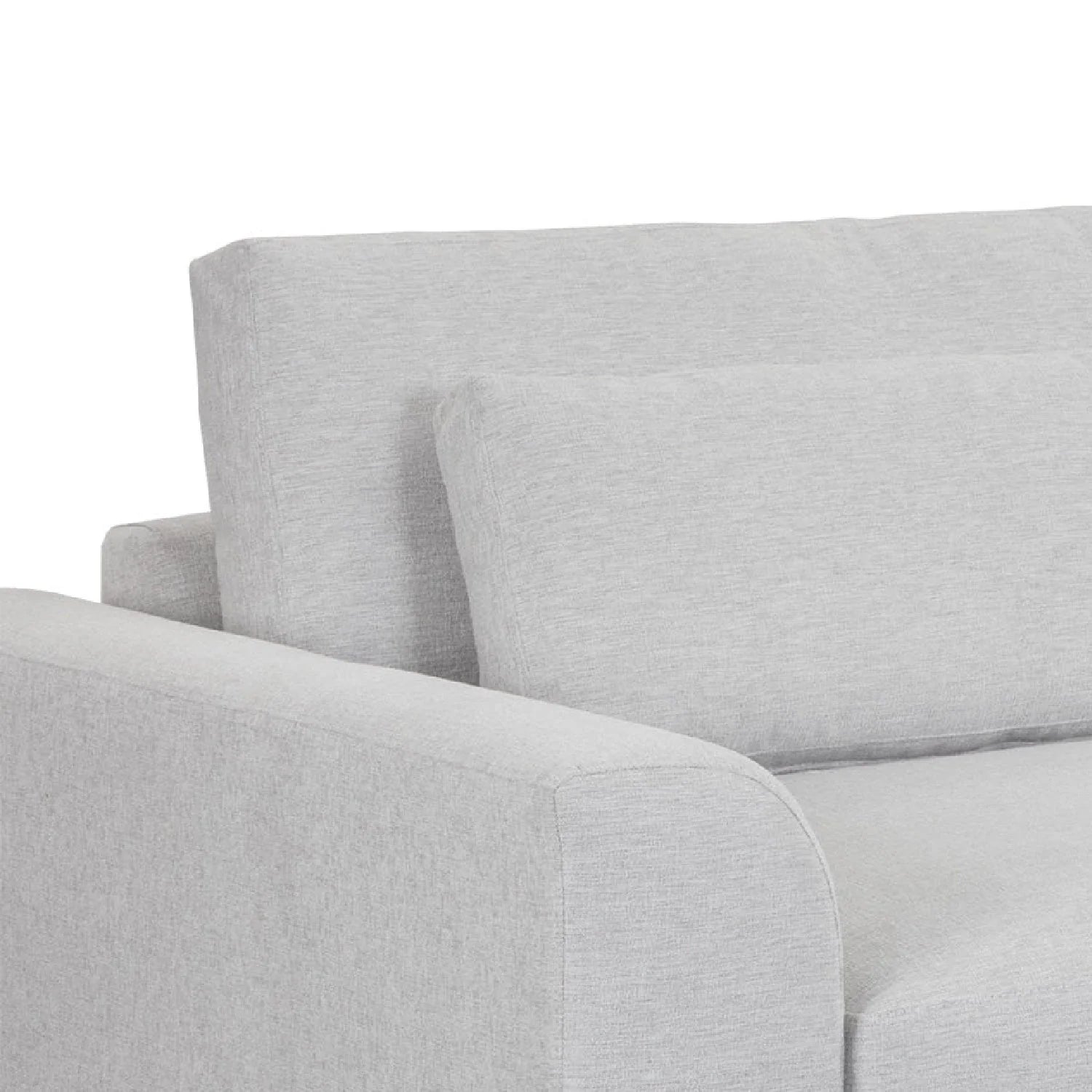 Luxury Merrick Fabric Left Sofa Chaise Modern Italian Style for Villa