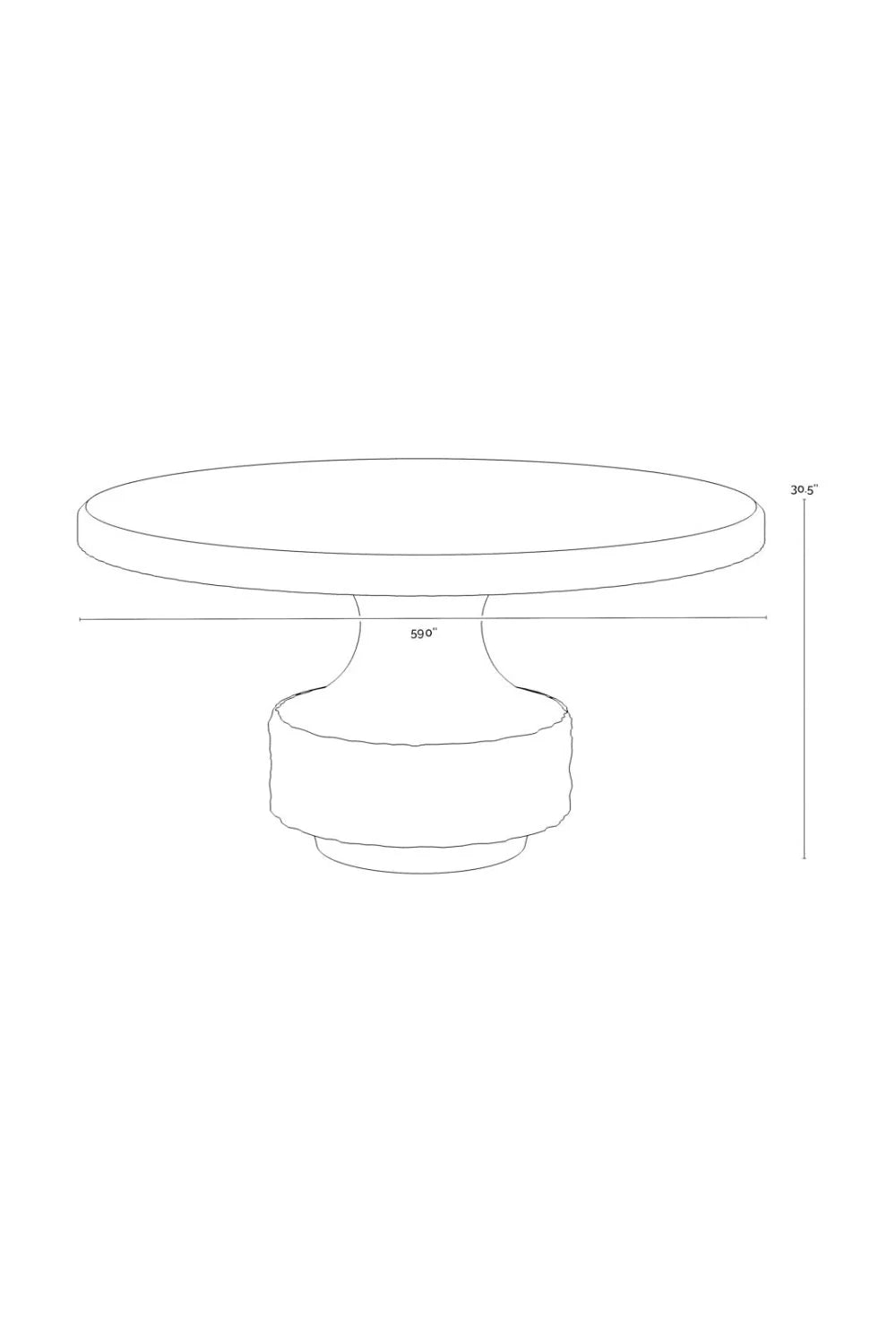 Luxury Mersin Concrete Dining Table Modern Italian Style for Villa