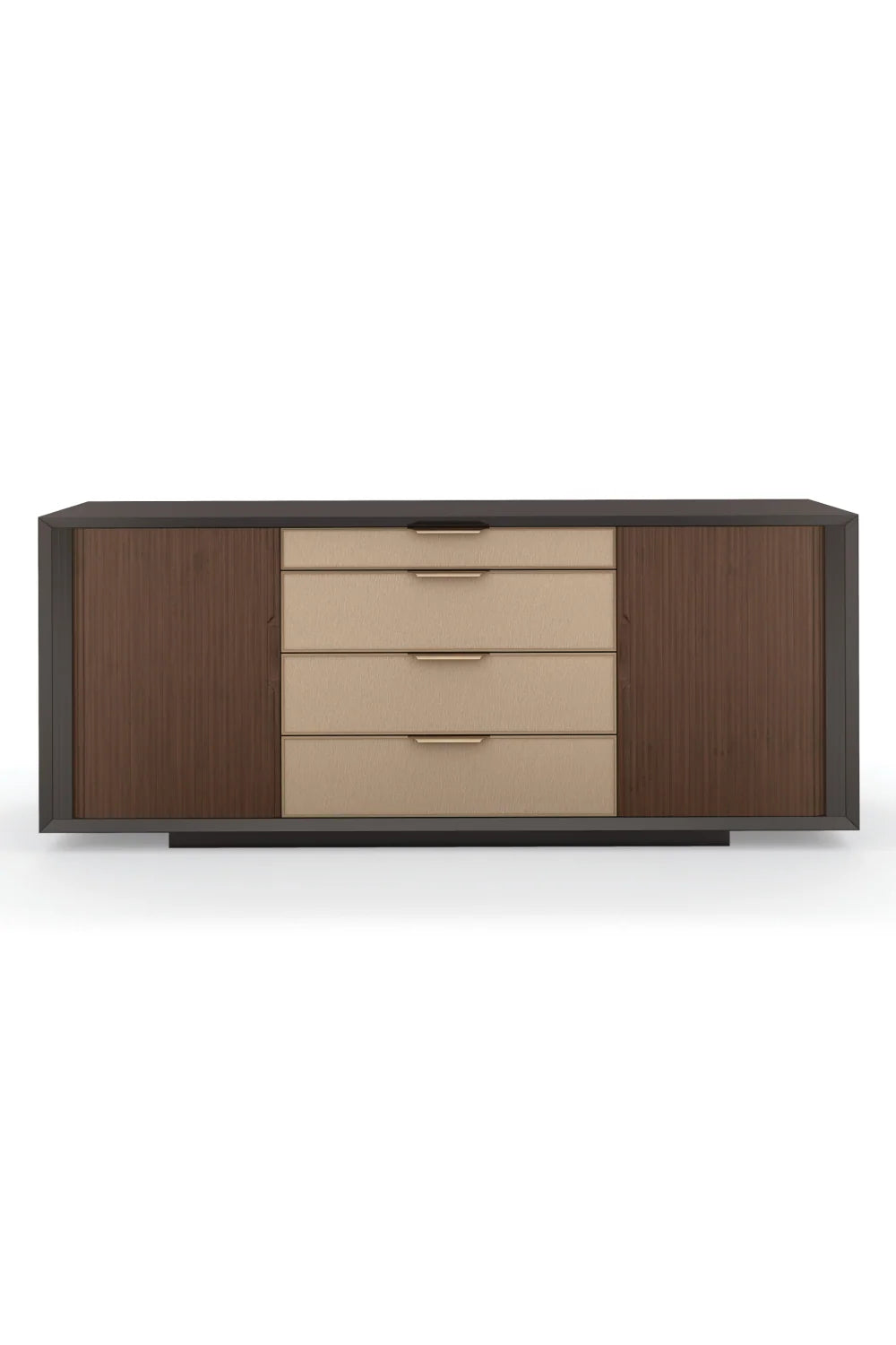 Luxury Mid-Century Walnut Console Table Modern Italian Style for Villa