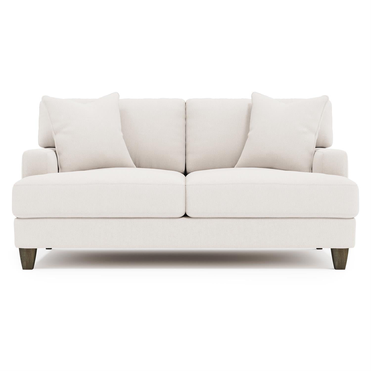 Luxury Mila Fabric Loveseat Modern Italian Style for Villa