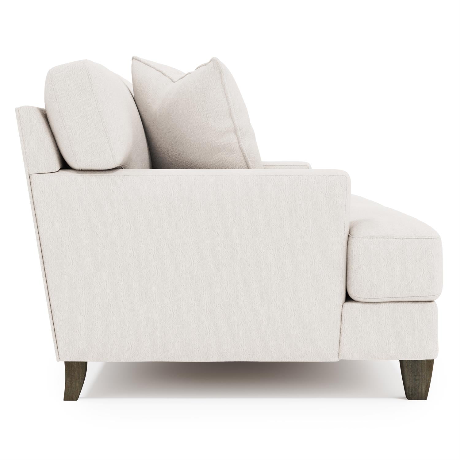 Luxury Mila Fabric Loveseat Modern Italian Style for Villa