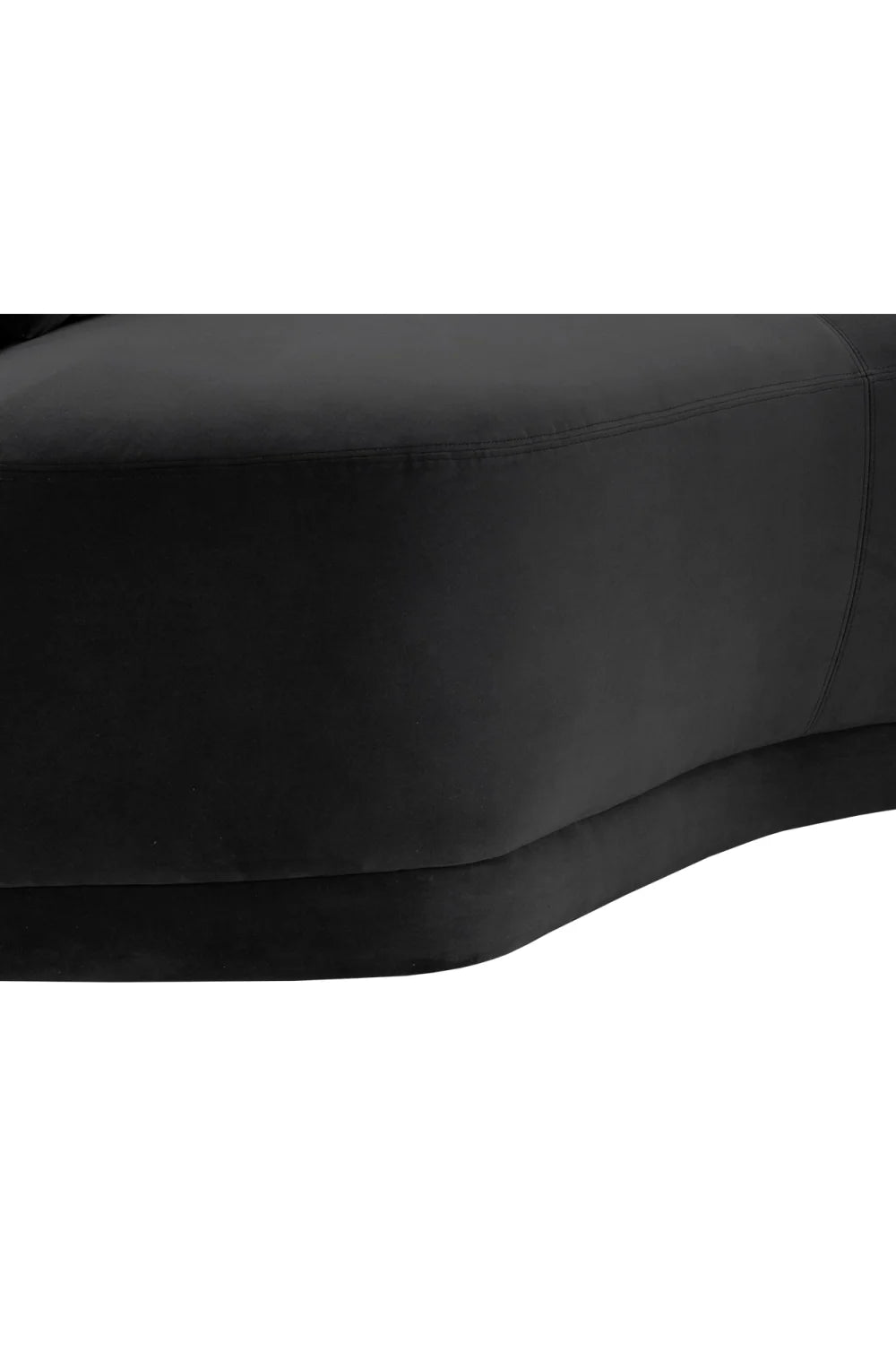 Luxury Minimalist Curved 4-Seater Sofa Modern Italian Style for Villa