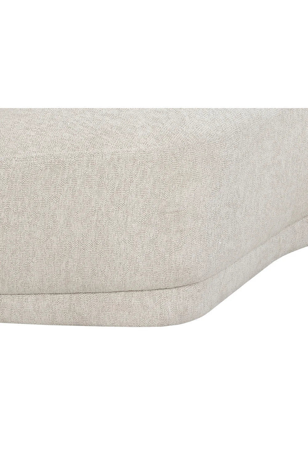 Luxury Minimalist Curved 4-Seater Sofa Modern Italian Style for Villa