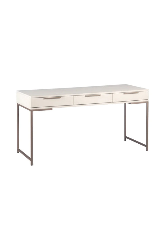 Luxury Minimalist Oak Wood Modern Desk European Style for Villa