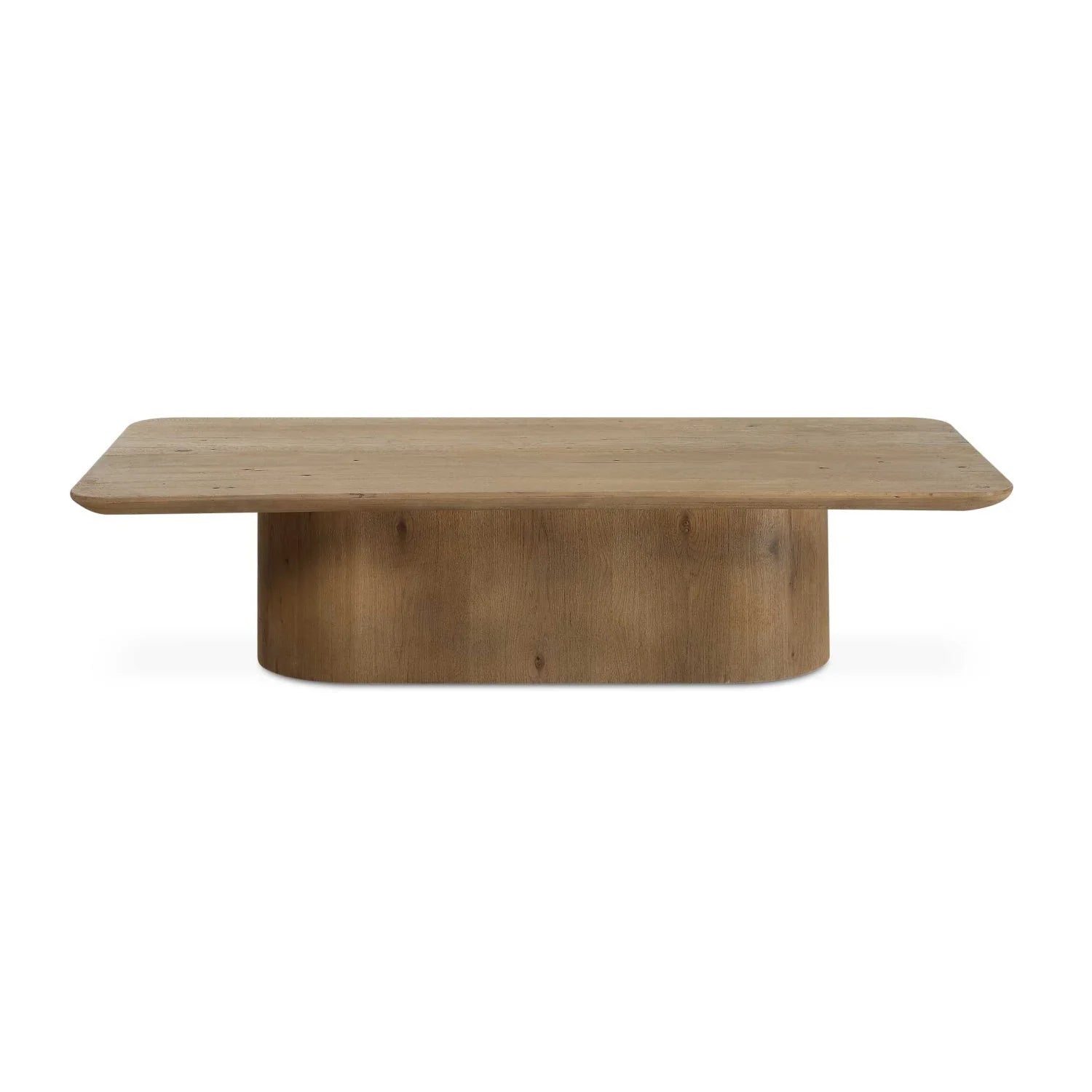 Luxury Minimalist Solid Oak Coffee Table Modern Italian Style for Villa