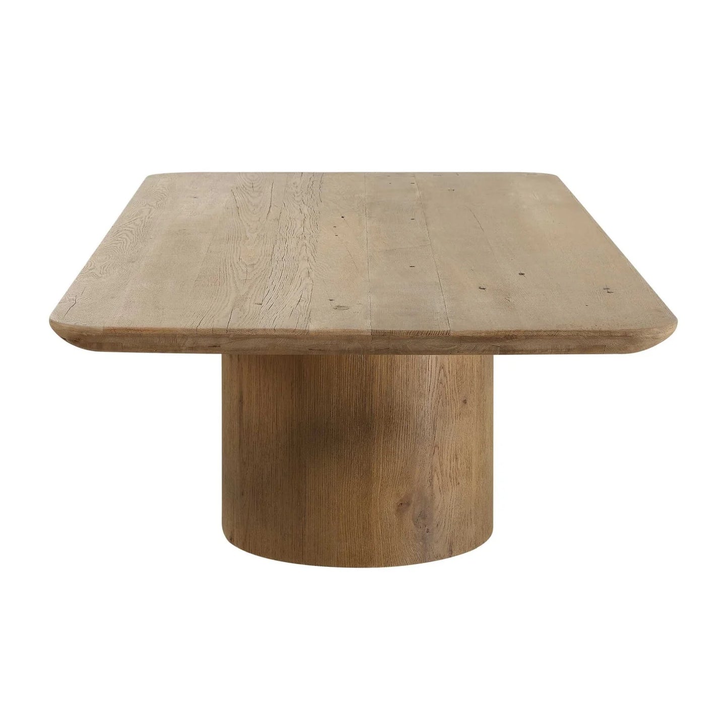 Luxury Minimalist Solid Oak Coffee Table Modern Italian Style for Villa