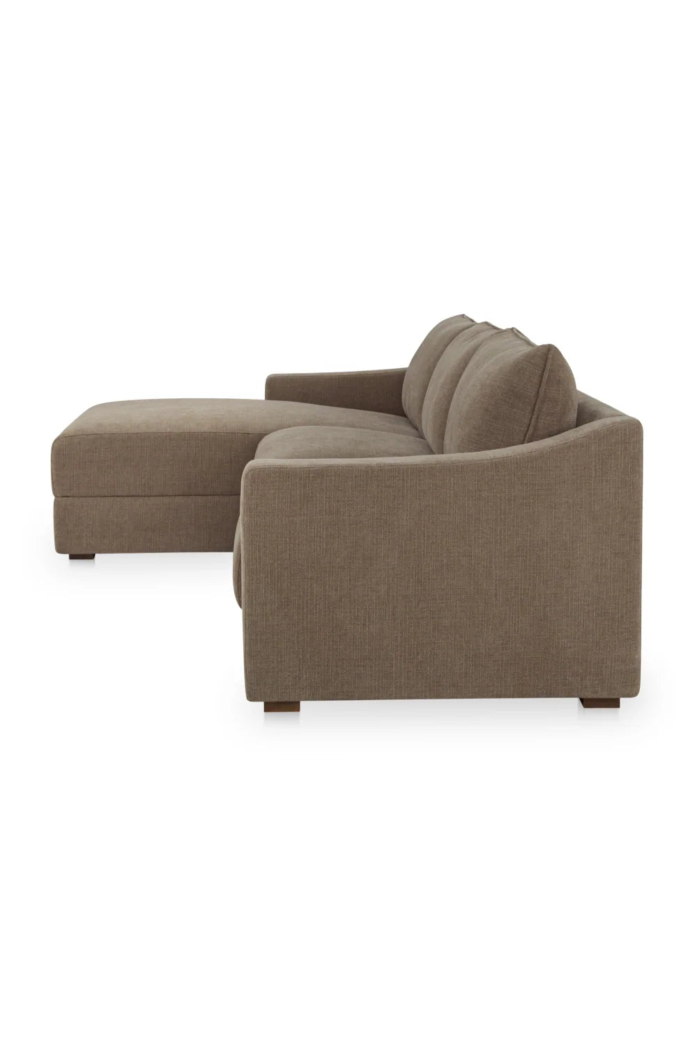 Luxury Minimalist Textured Sectional Sofa Modern Italian Style for Villa