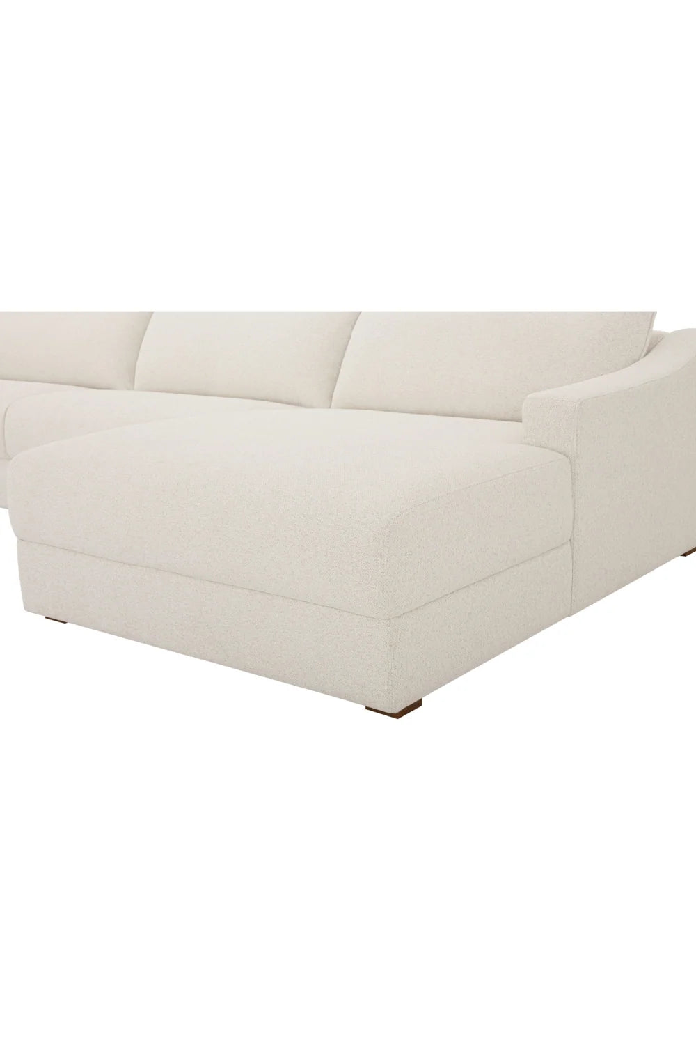 Luxury Minimalist Textured Sectional Sofa Modern Italian Style for Villa