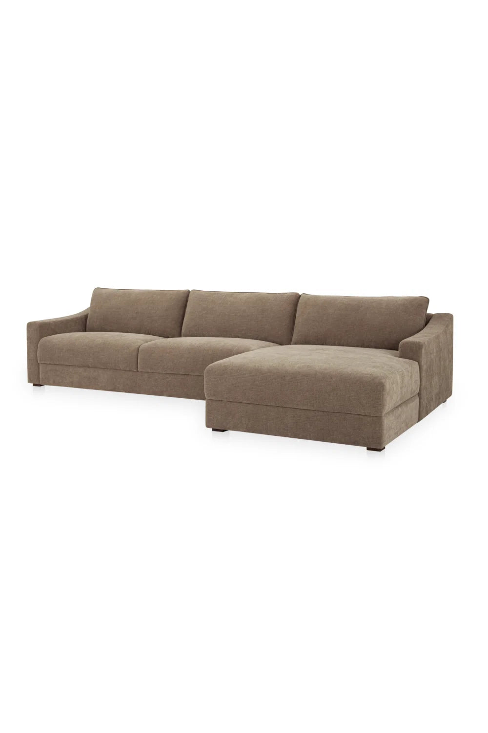 Luxury Minimalist Textured Sectional Sofa Modern Italian Style for Villa