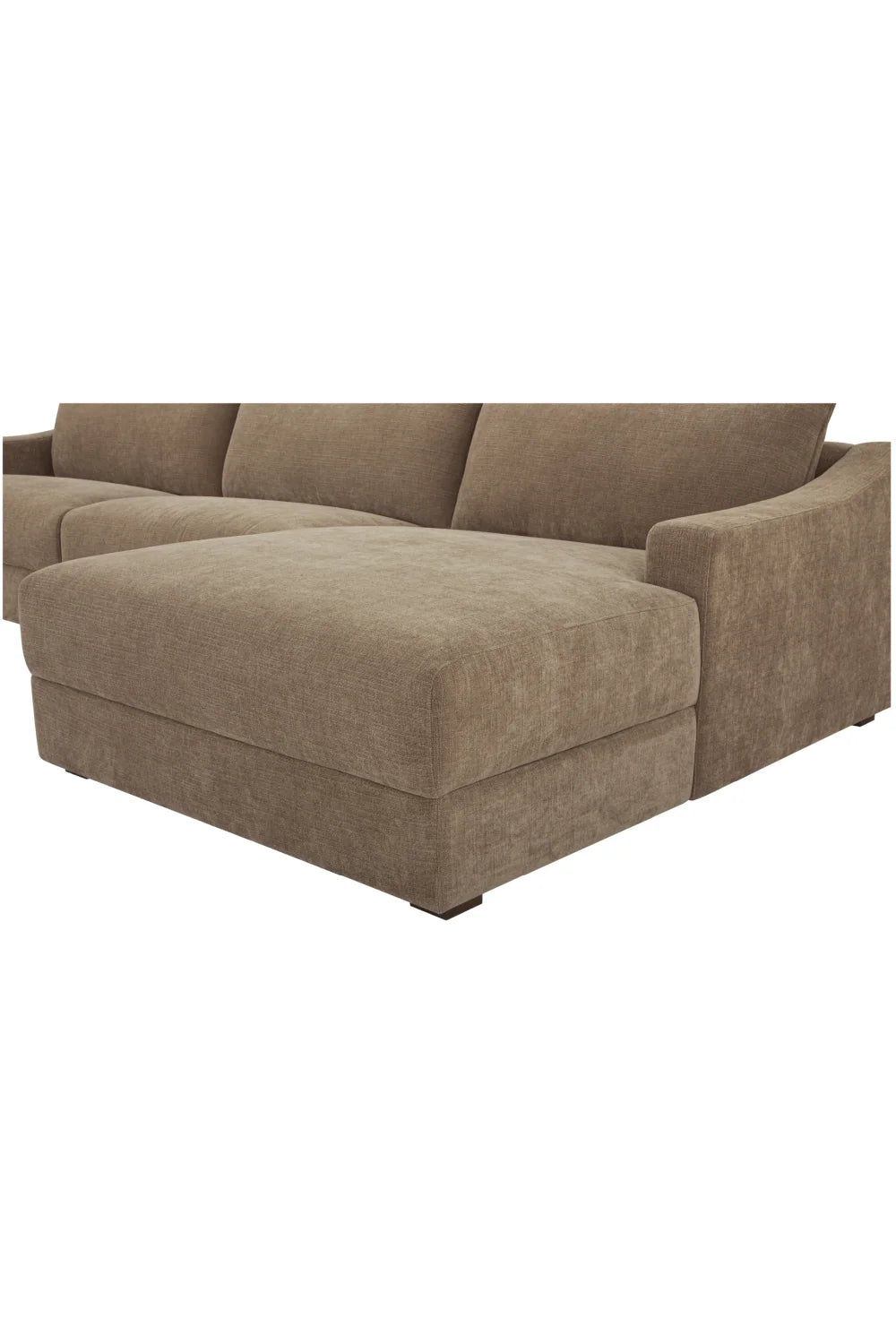 Luxury Minimalist Textured Sectional Sofa Modern Italian Style for Villa