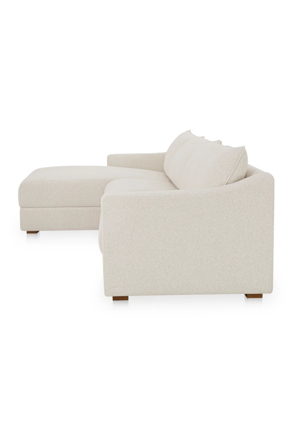 Luxury Minimalist Textured Sectional Sofa Modern Italian Style for Villa