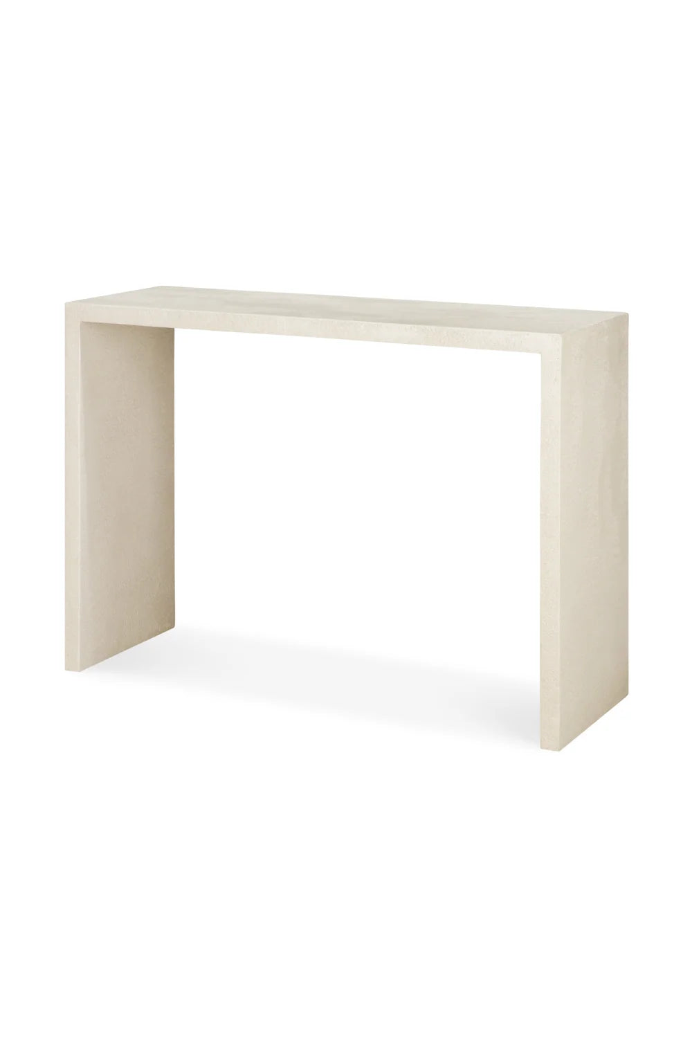 Luxury Minimalist White Console Table Modern Italian Style for Villa