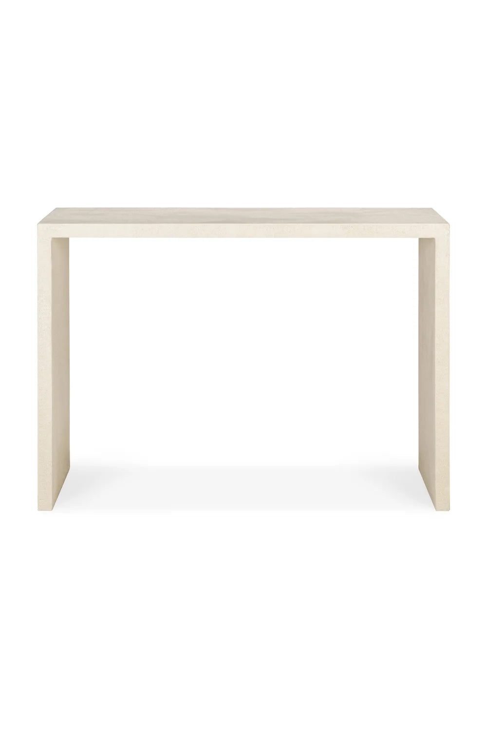 Luxury Minimalist White Console Table Modern Italian Style for Villa
