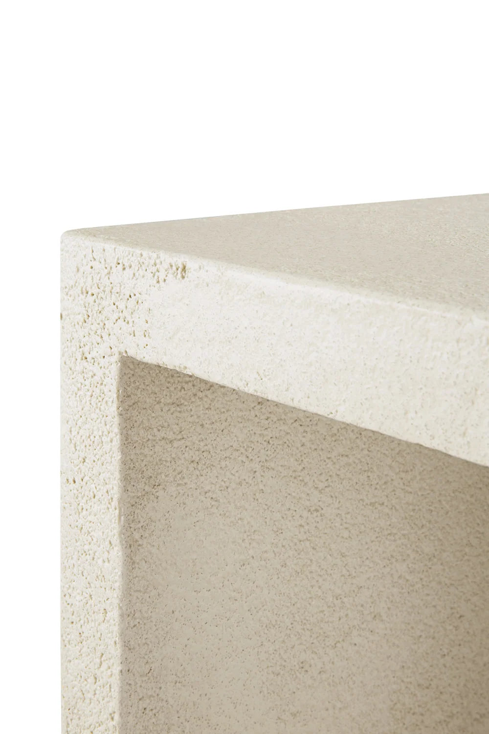 Luxury Minimalist White Console Table Modern Italian Style for Villa