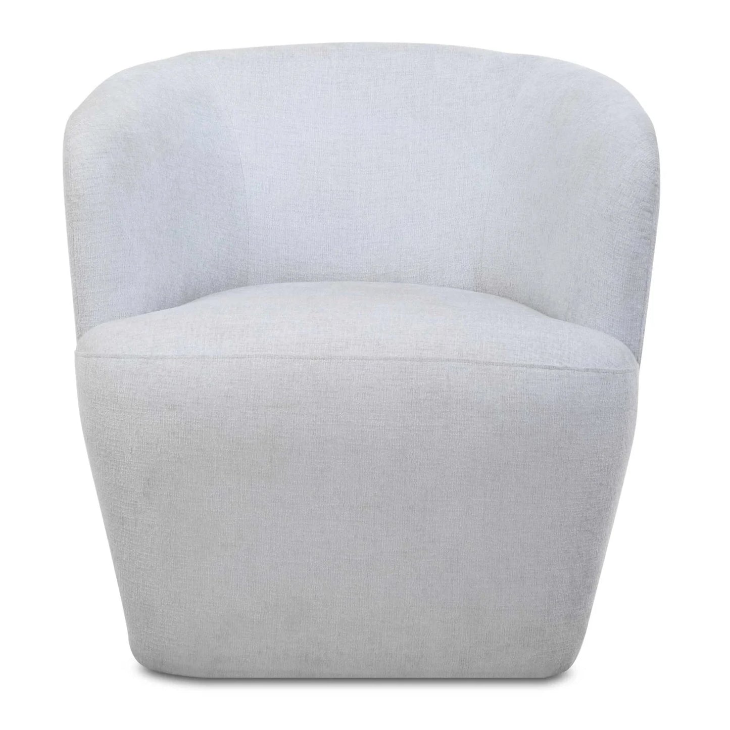 Luxury Mist Swivel Accent Chair Modern Italian Style for Villa