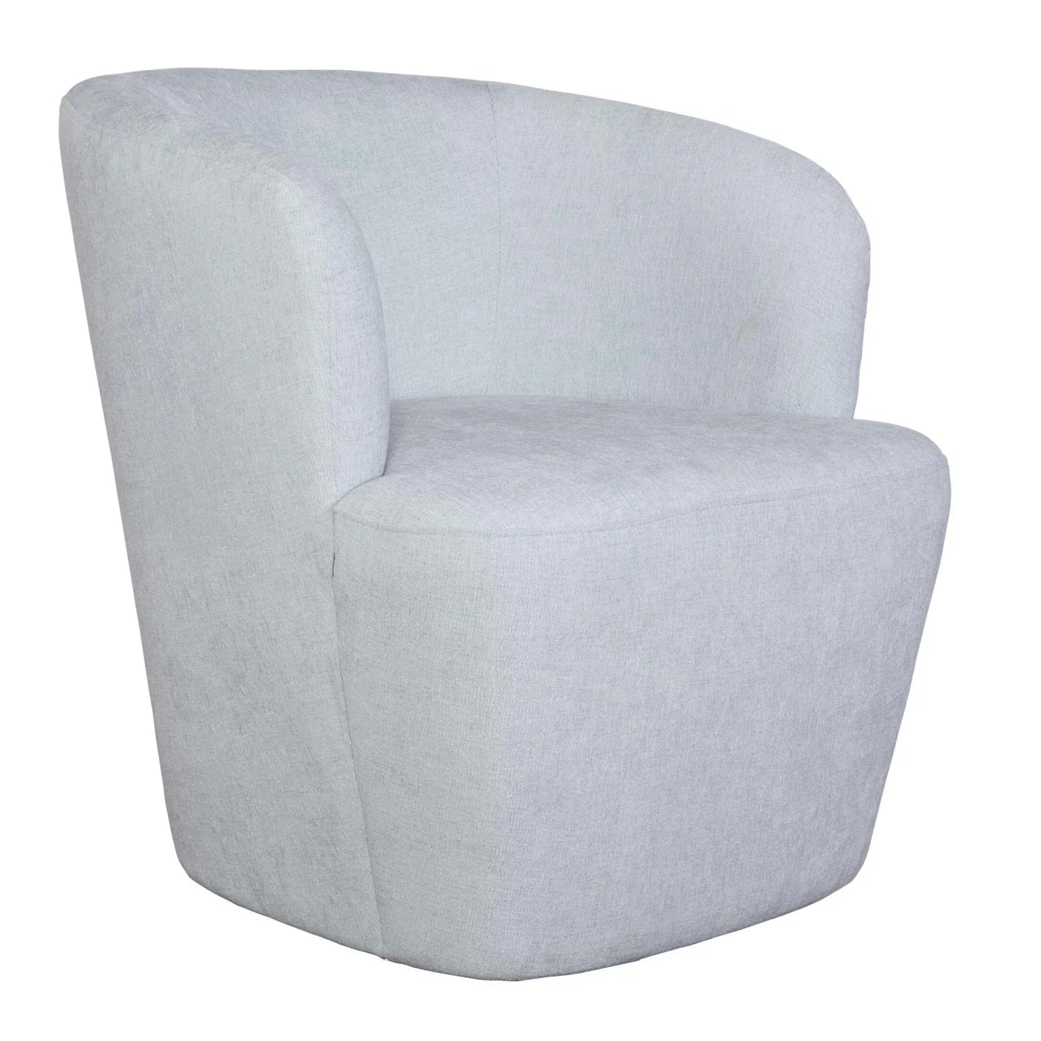 Luxury Mist Swivel Accent Chair Modern Italian Style for Villa