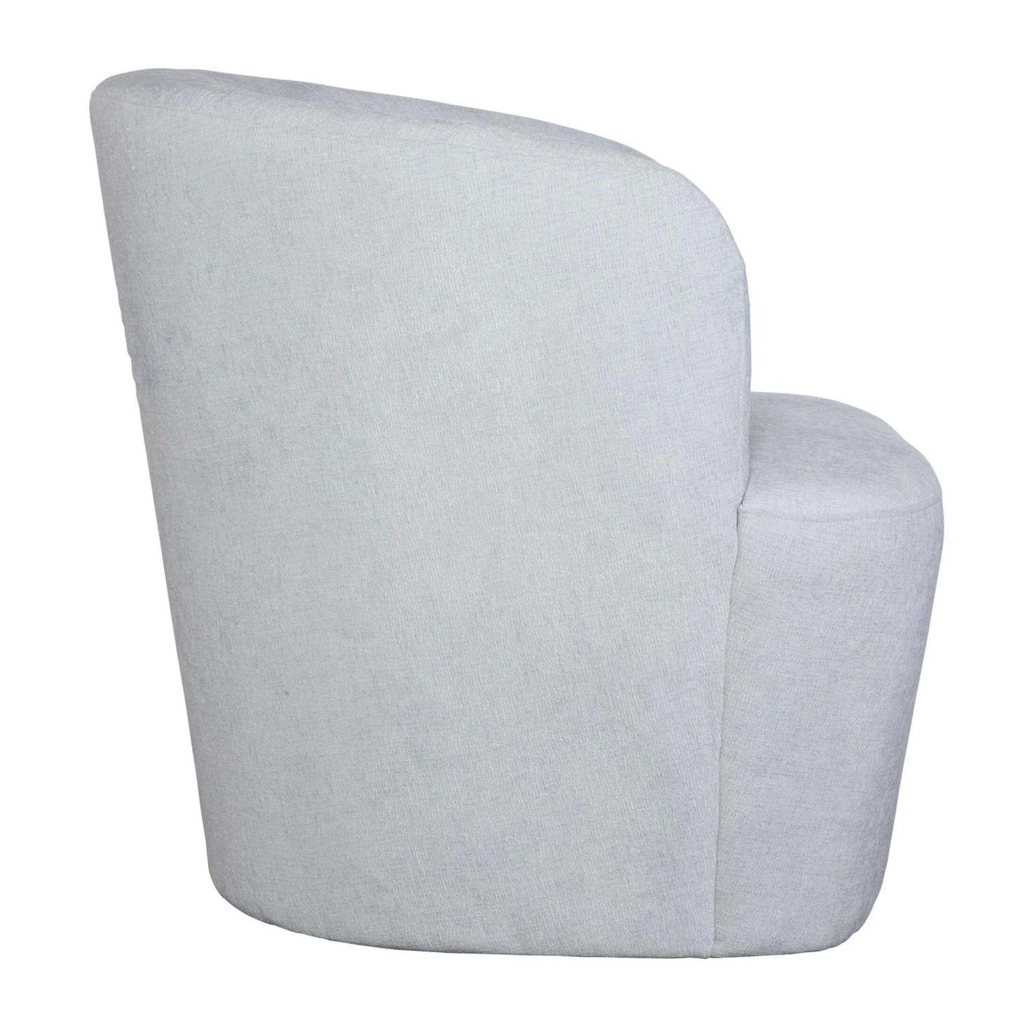 Luxury Mist Swivel Accent Chair Modern Italian Style for Villa