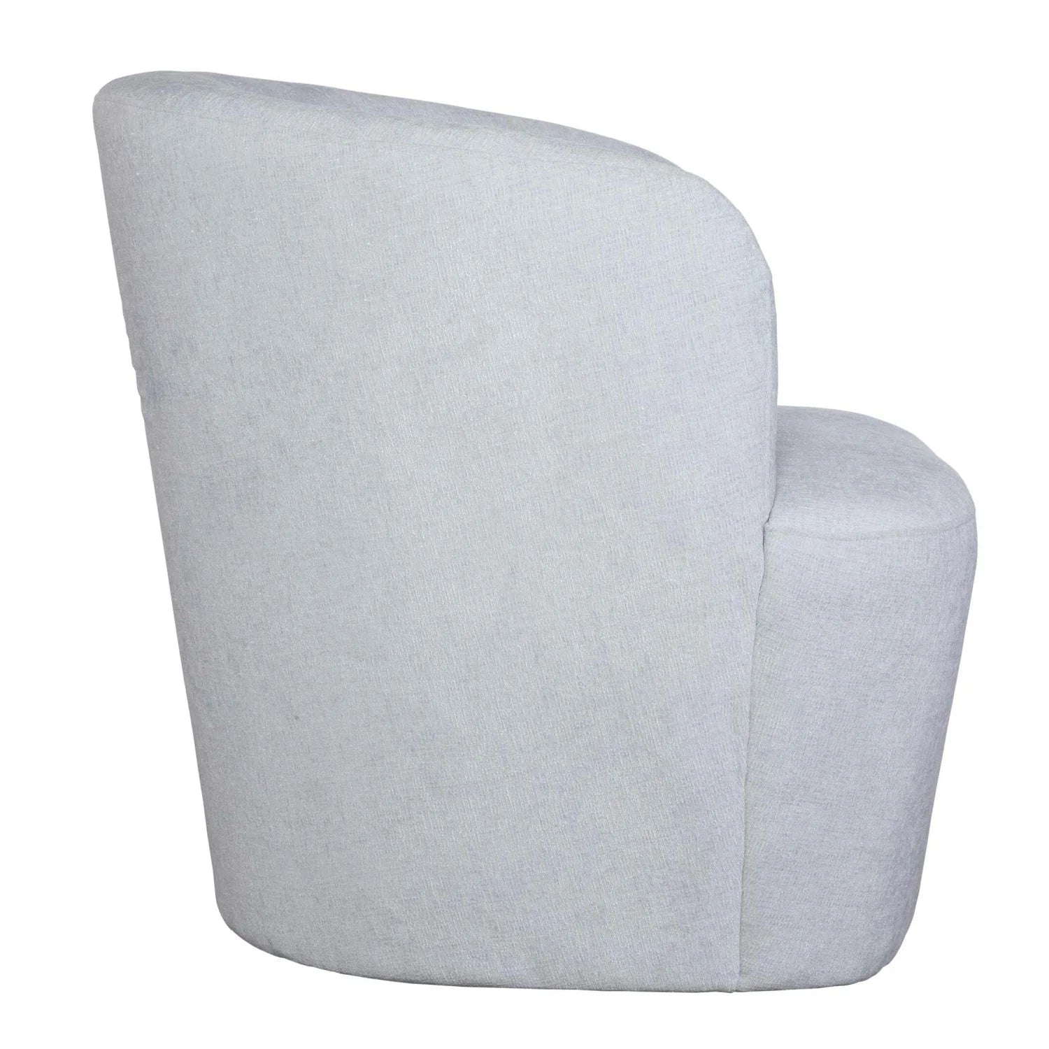 Luxury Mist Swivel Accent Chair Modern Italian Style for Villa