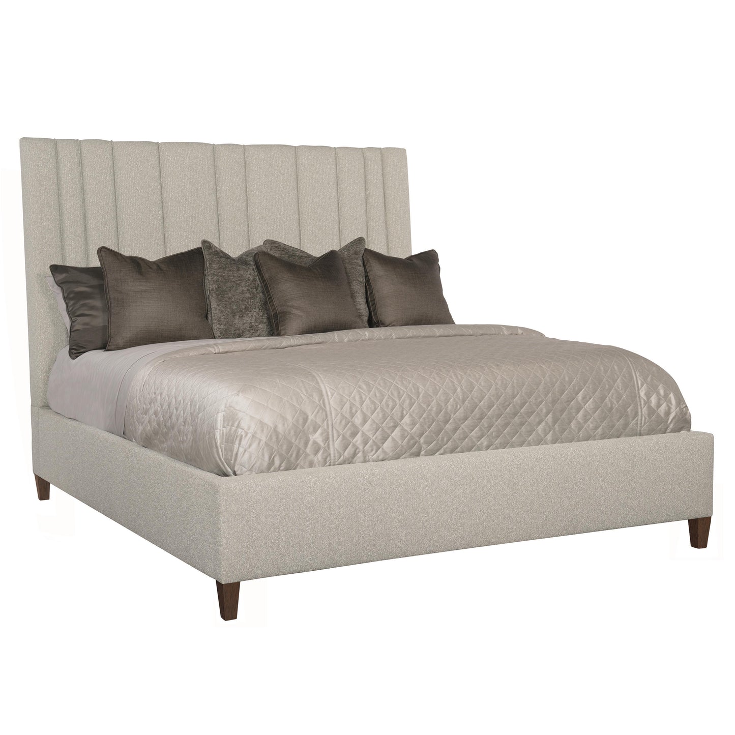 Luxury Modena Fabric Panel Bed Modern Italian Style for Villa