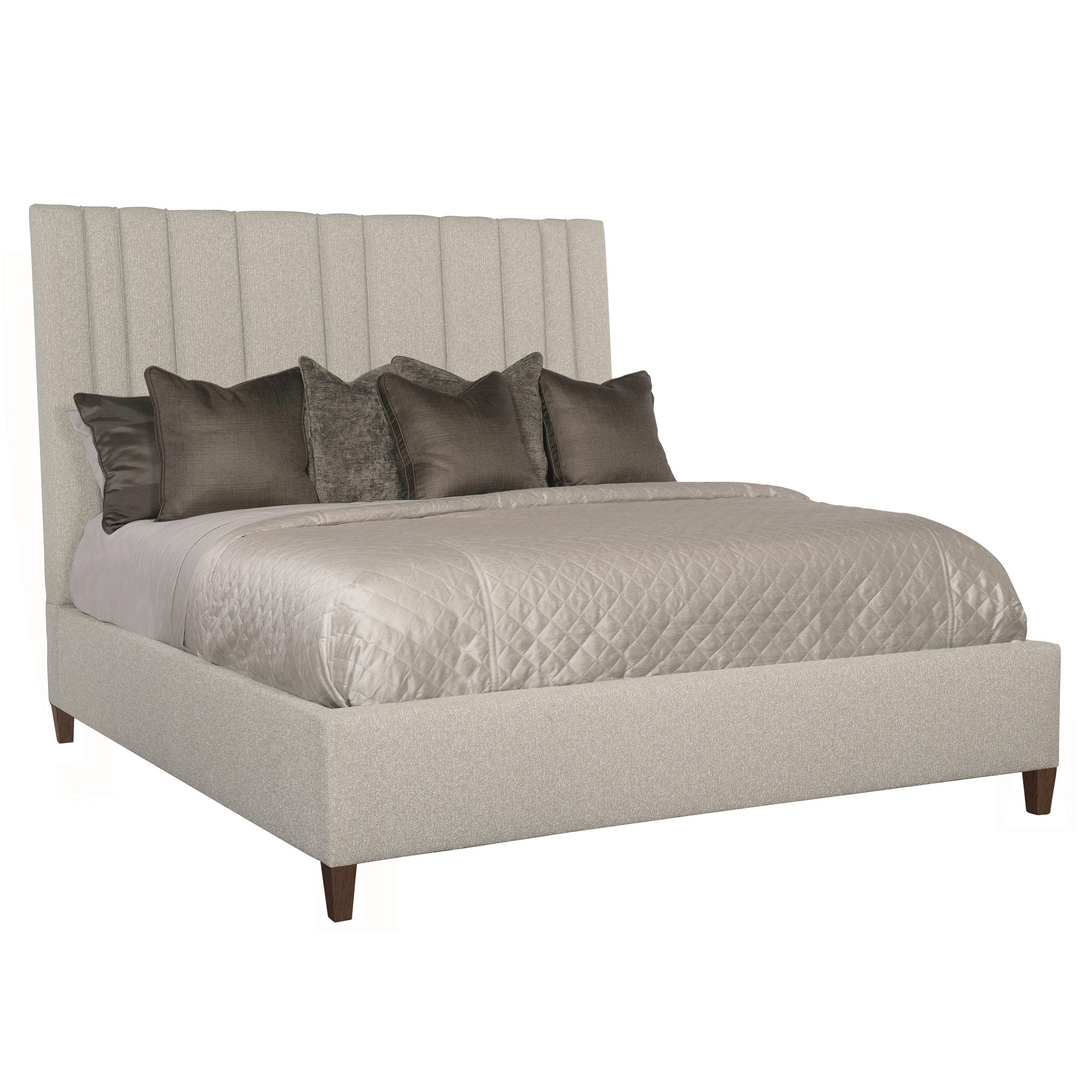 Luxury Modena Fabric Panel Bed Modern Italian Style for Villa