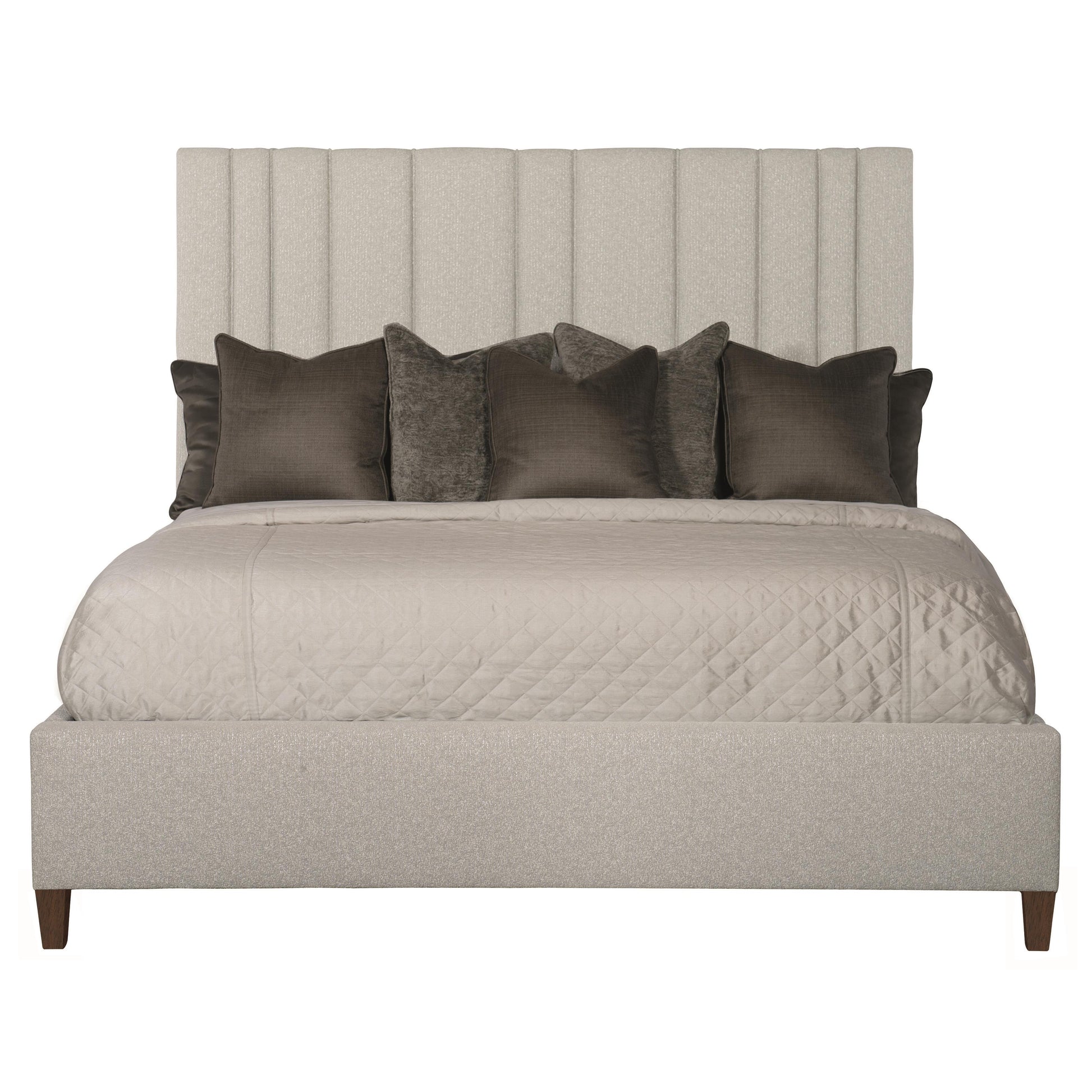 Luxury Modena Fabric Panel Bed Modern Italian Style for Villa