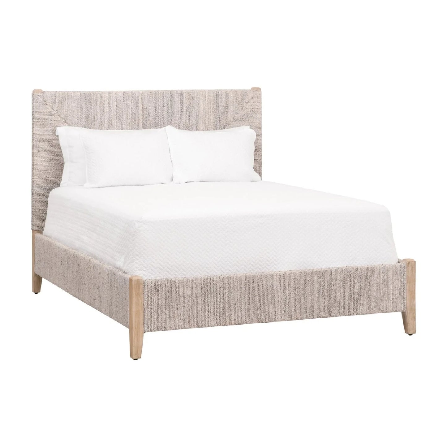 Luxury Modern Abaca Rope Bed European Style for Villa
