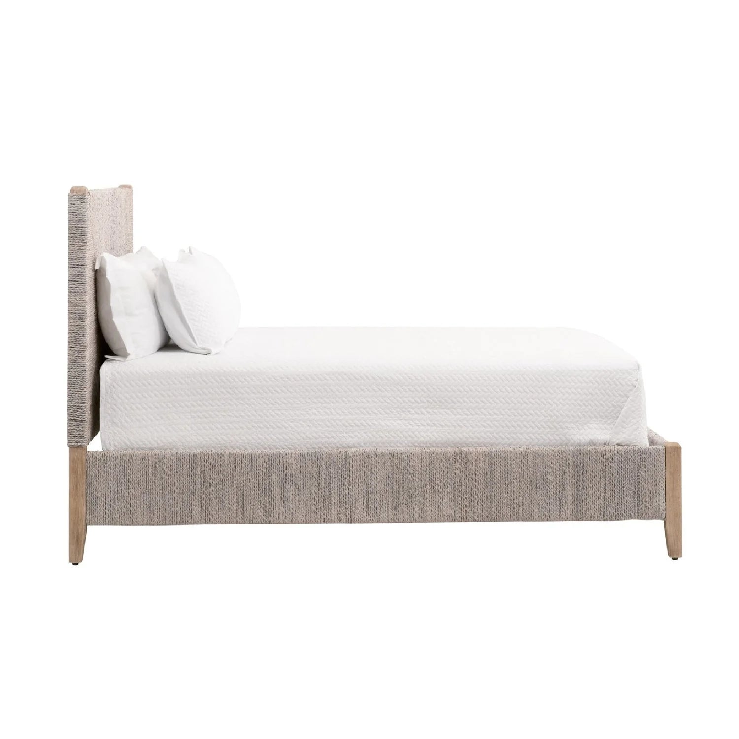 Luxury Modern Abaca Rope Bed European Style for Villa