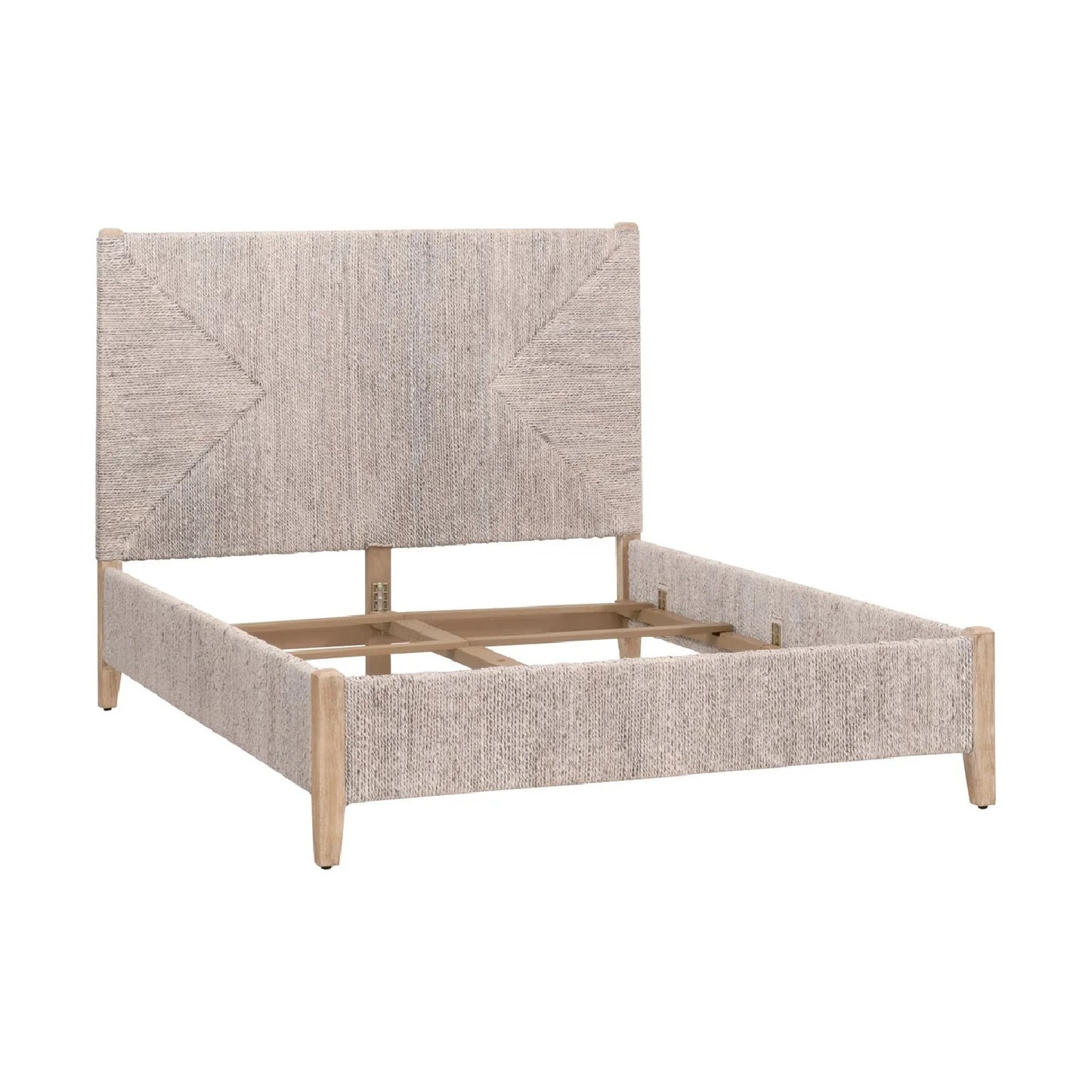 Luxury Modern Abaca Rope Bed European Style for Villa