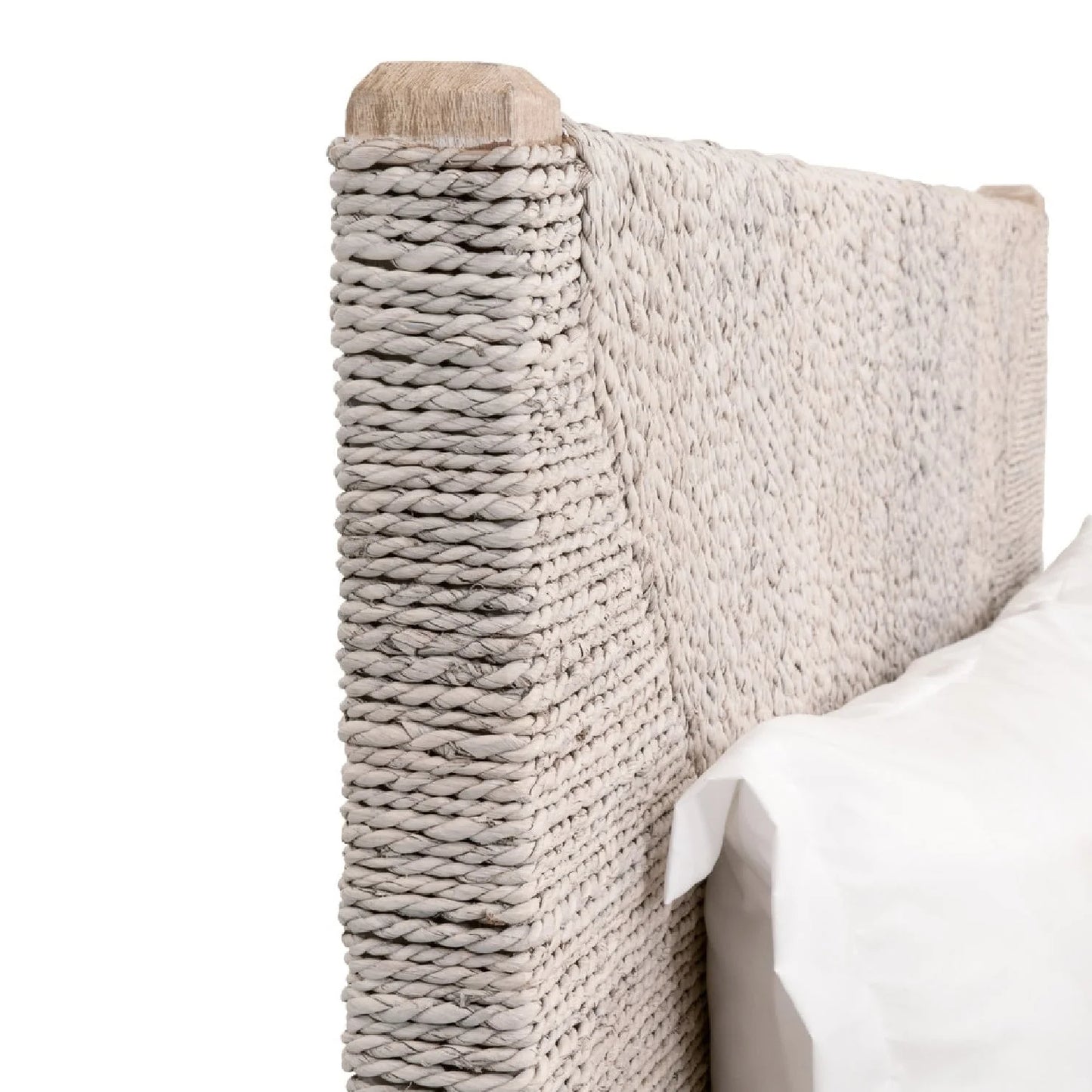 Luxury Modern Abaca Rope Bed European Style for Villa