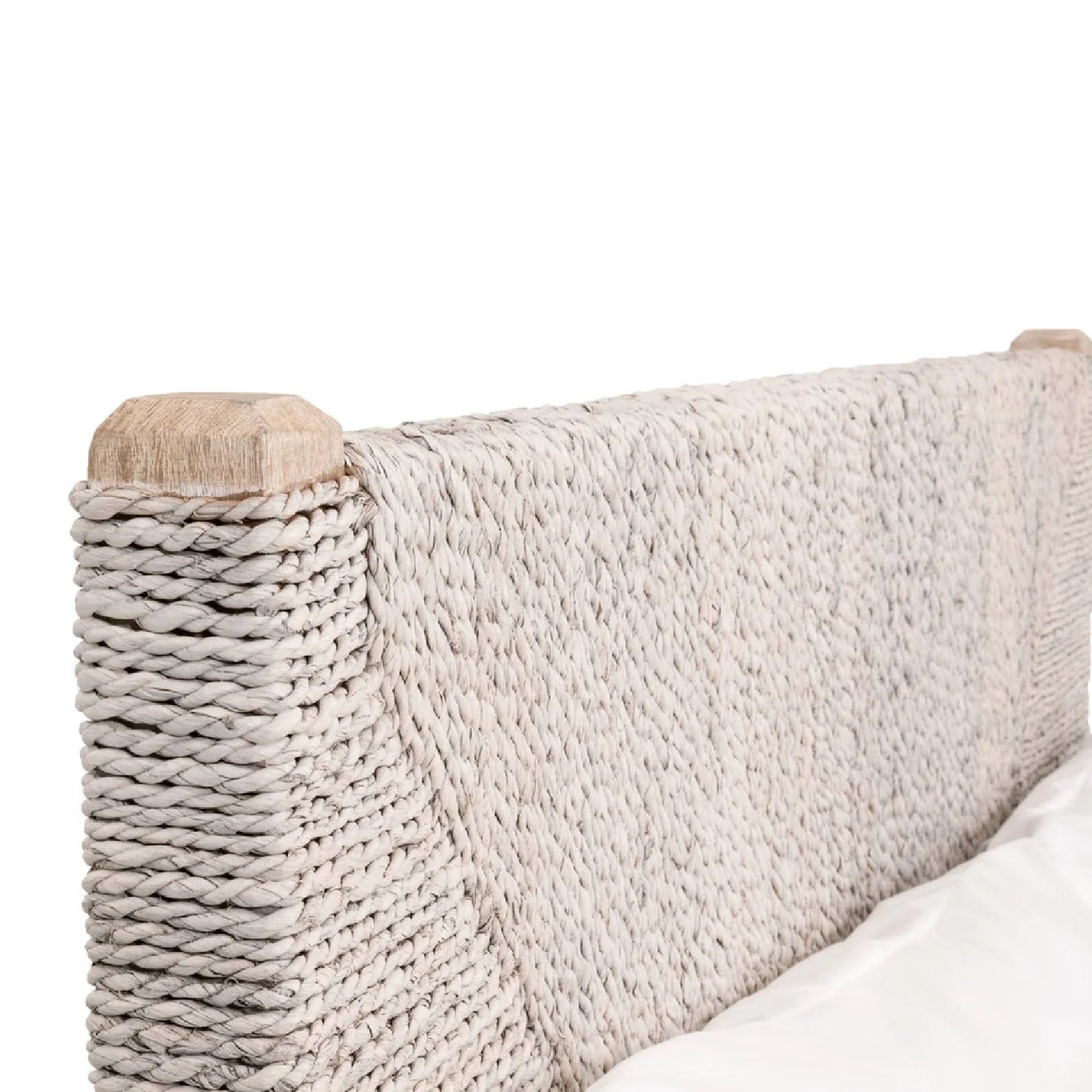 Luxury Modern Abaca Rope Bed European Style for Villa