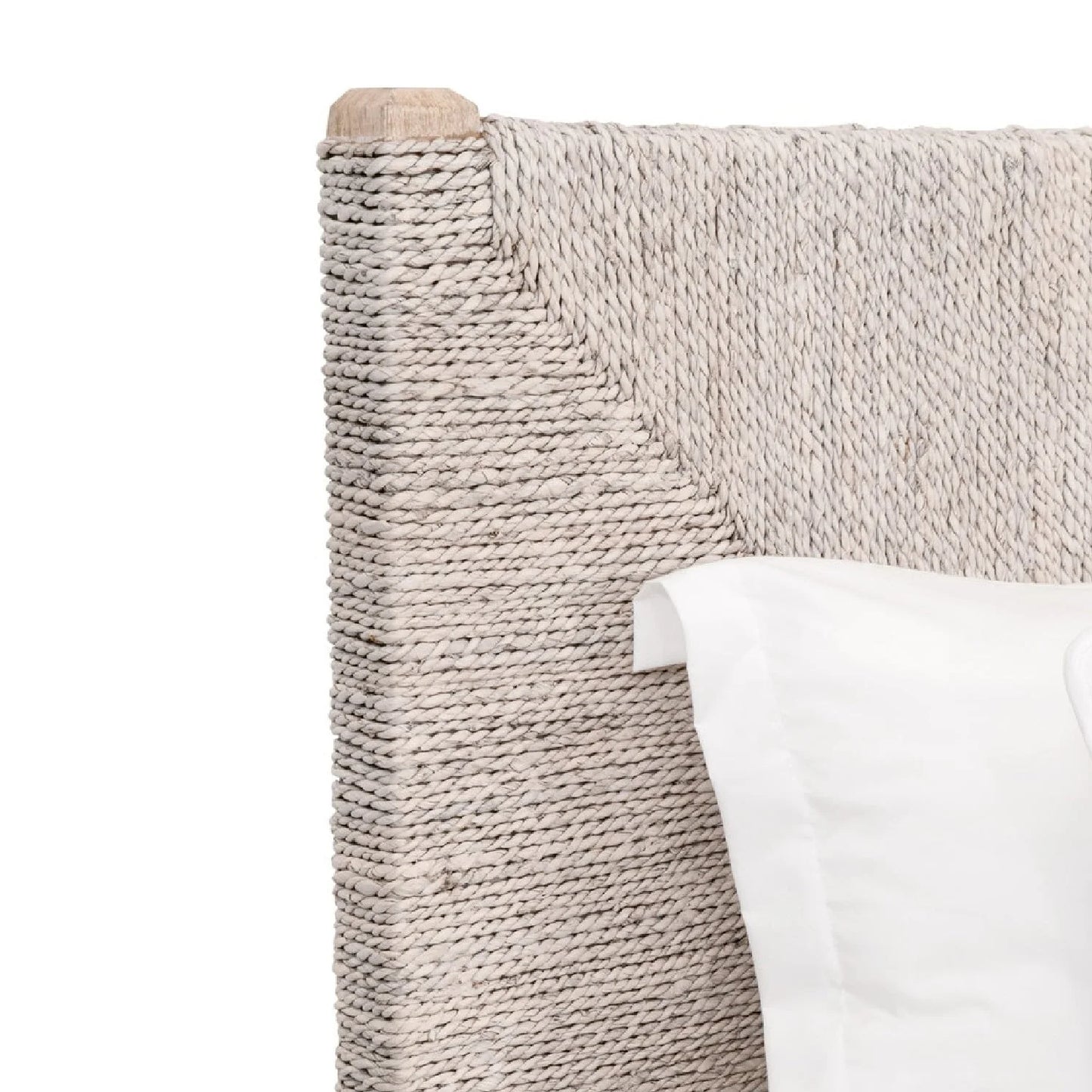 Luxury Modern Abaca Rope Bed European Style for Villa
